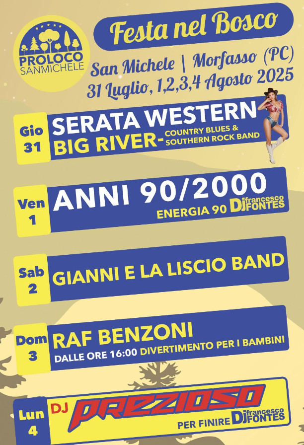 Festa nel Bosco - 2025