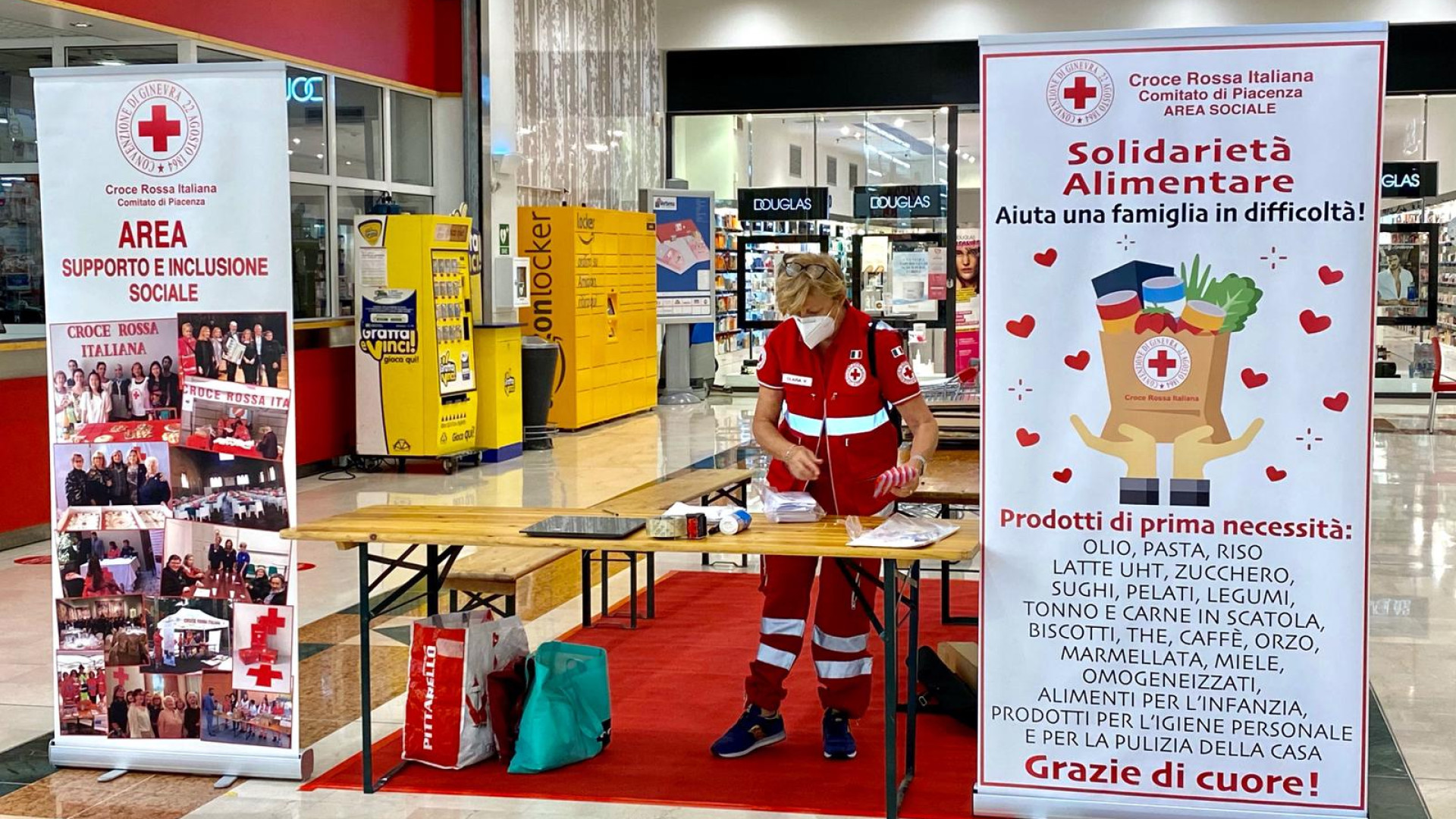 Raccolta alimentare della Croce Rossa: "Destinata a 300 famiglie"