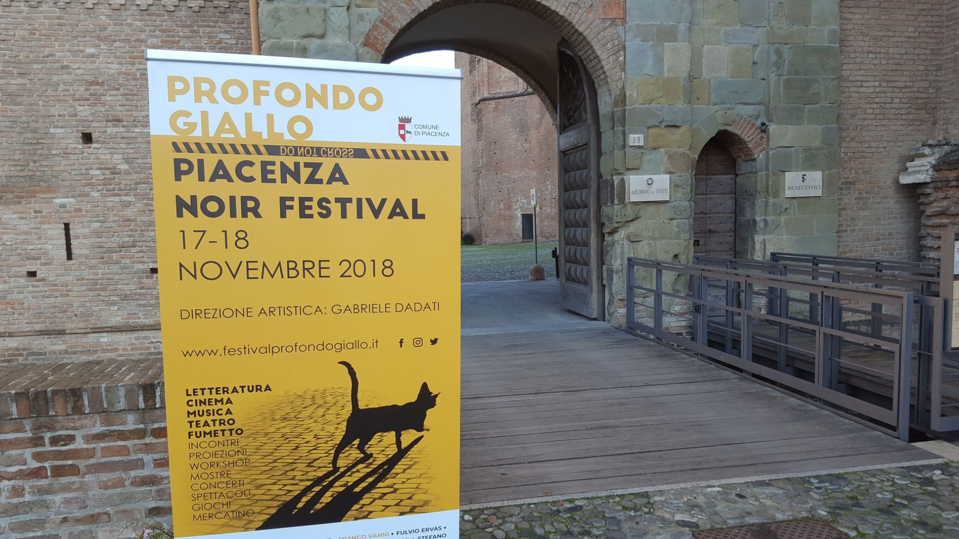 Oggi si apre "Profondo Giallo", primo festival del noir a Piacenza