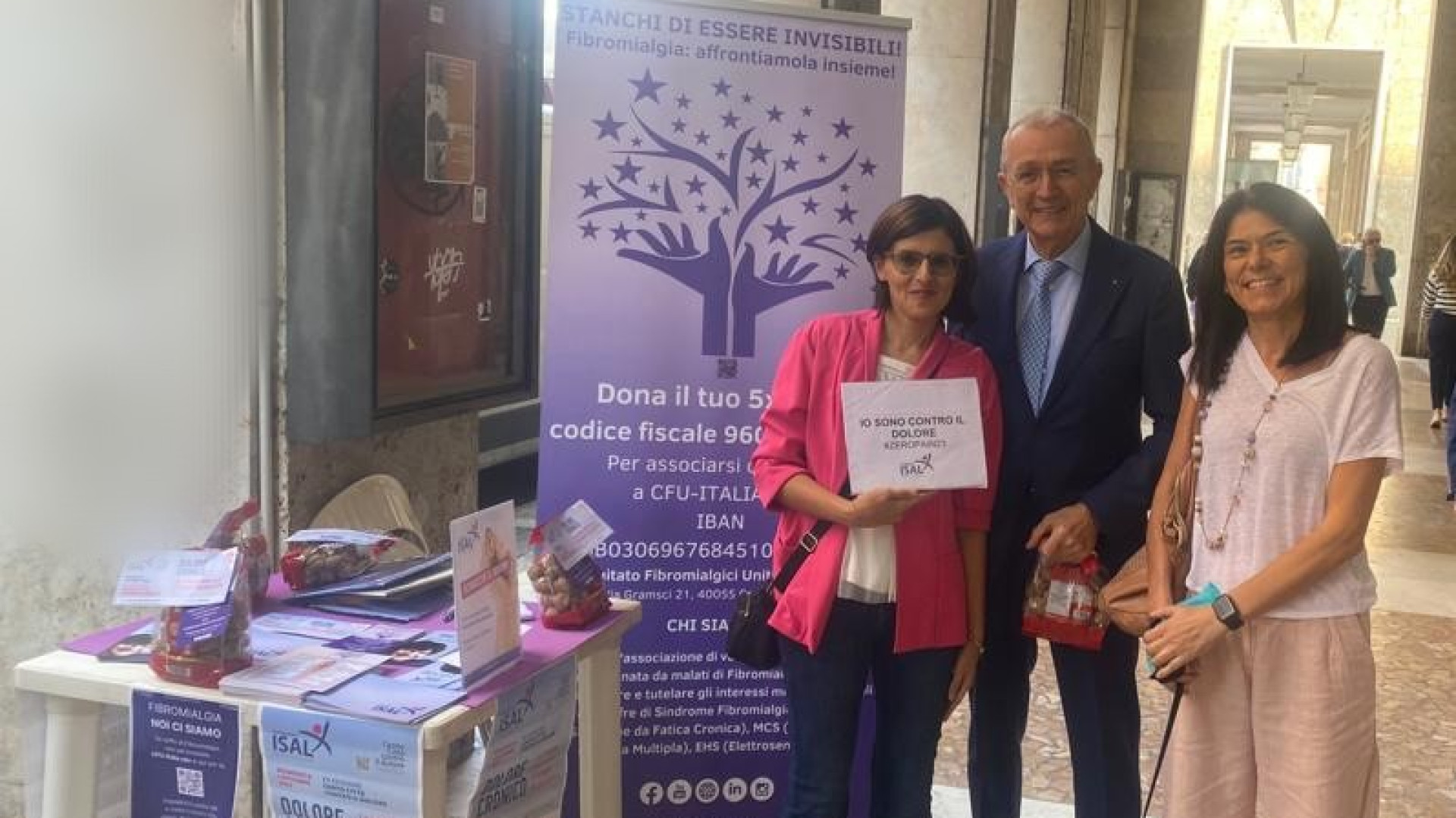 Fibromialgia, anche Piacenza ha partecipato all'iniziativa “Cento città contro il dolore”