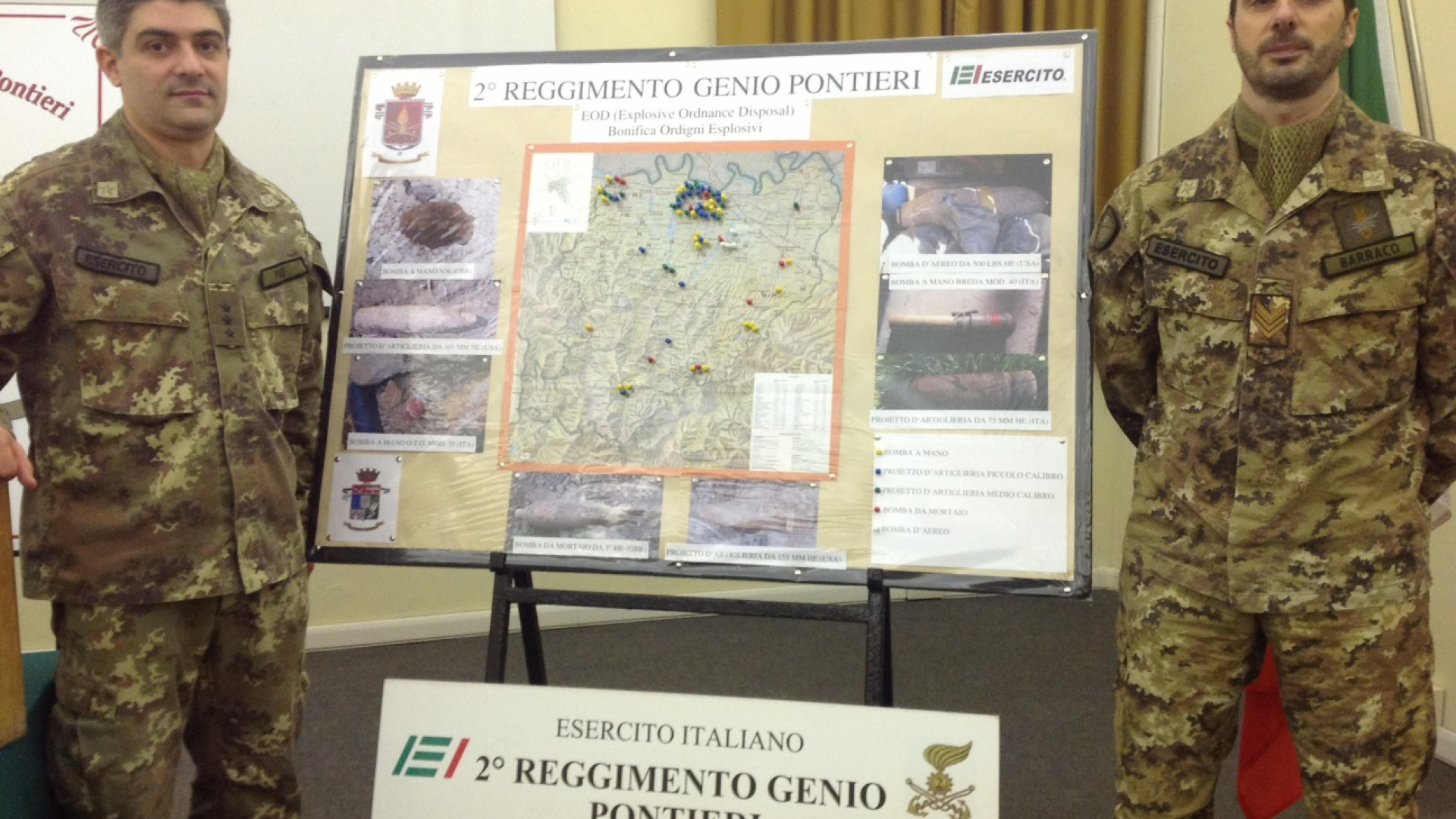 Bombe nel Piacentino, la mappa. In 5 anni distrutti 84 ordigni