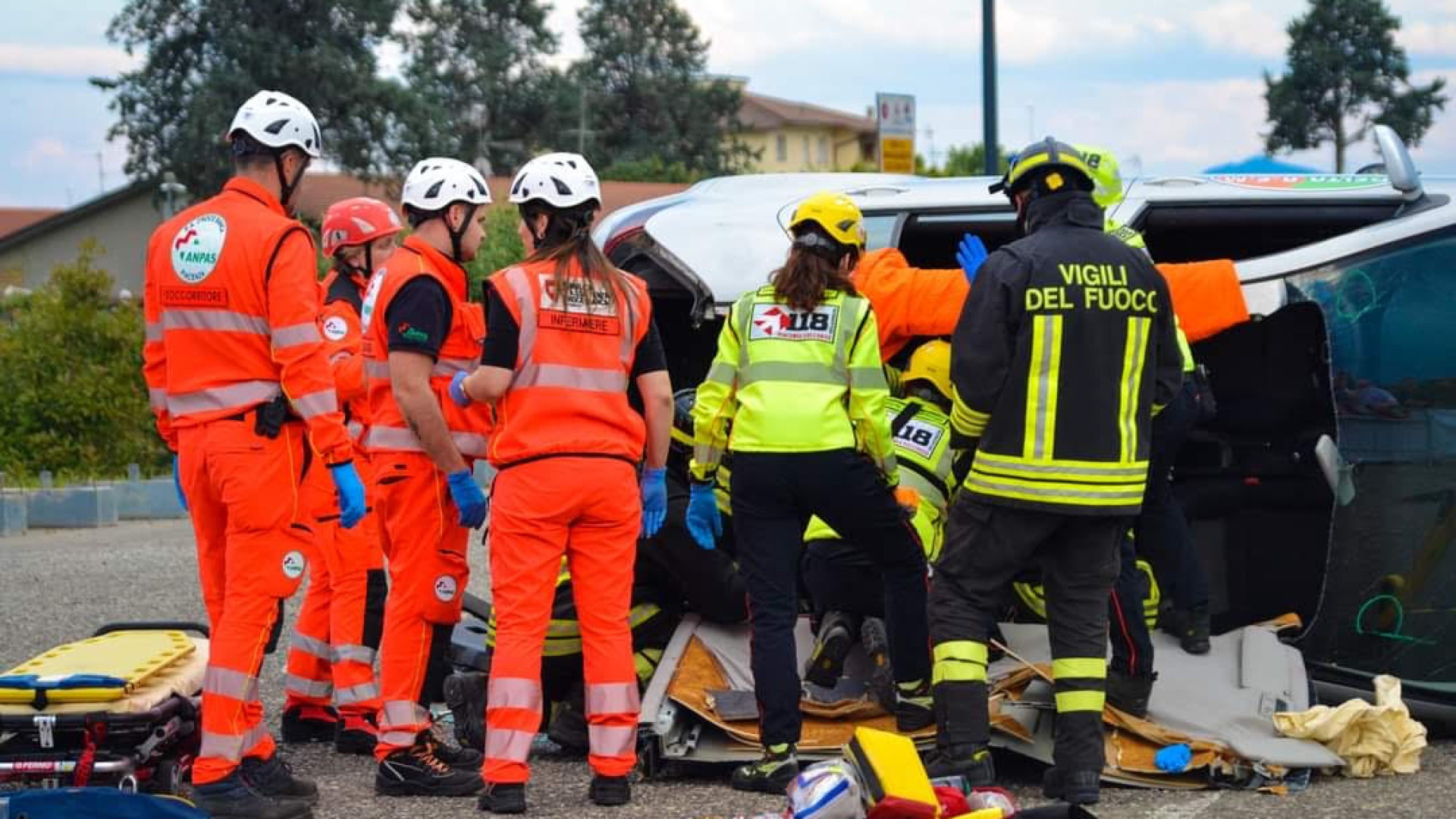 Emergenza a San Giorgio, |ma è solo una simulazione |di pubblica assistenza
