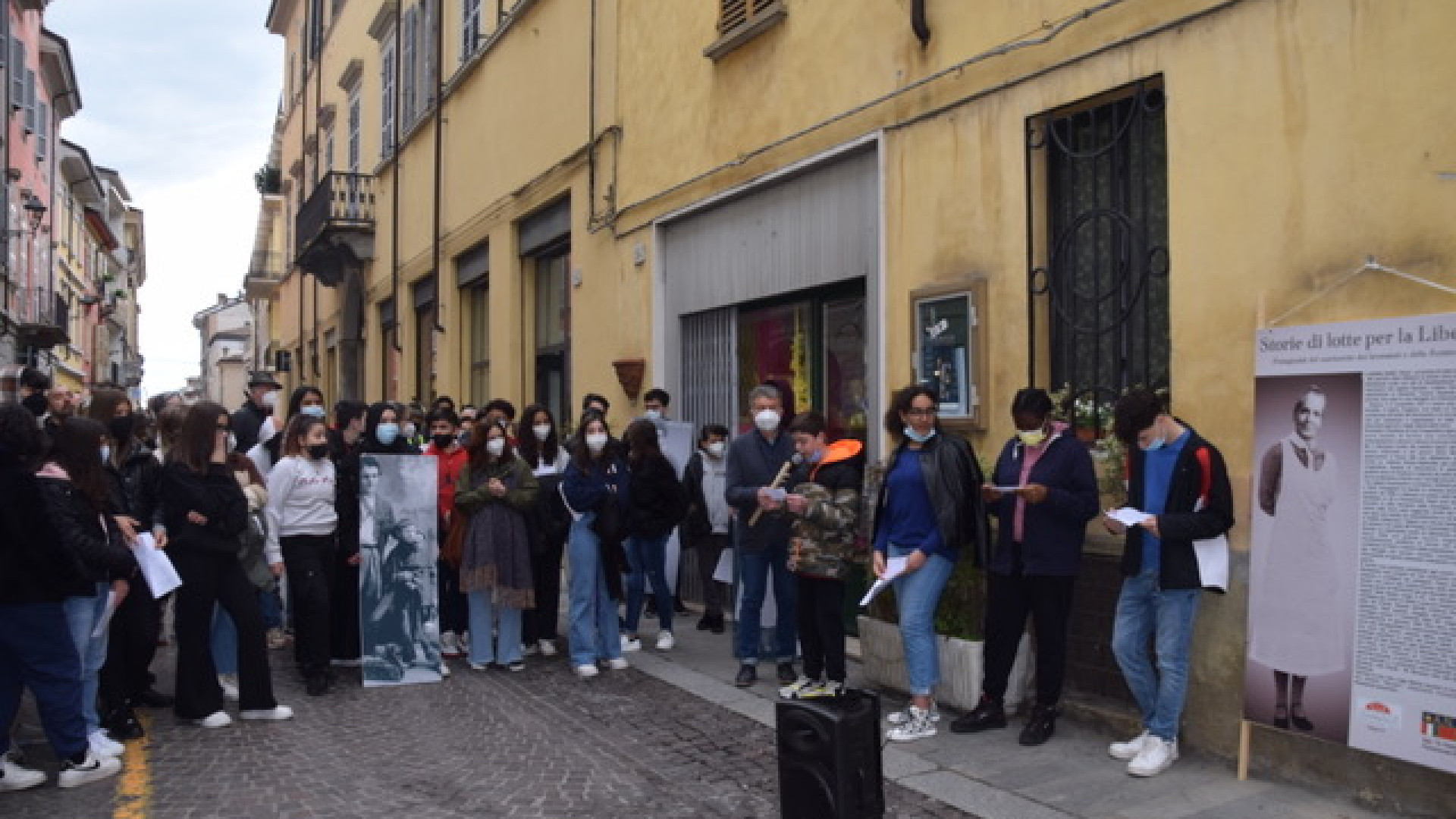 Gli studenti ricordano i protagonisti della lotta di Liberazione a Fiorenzuola