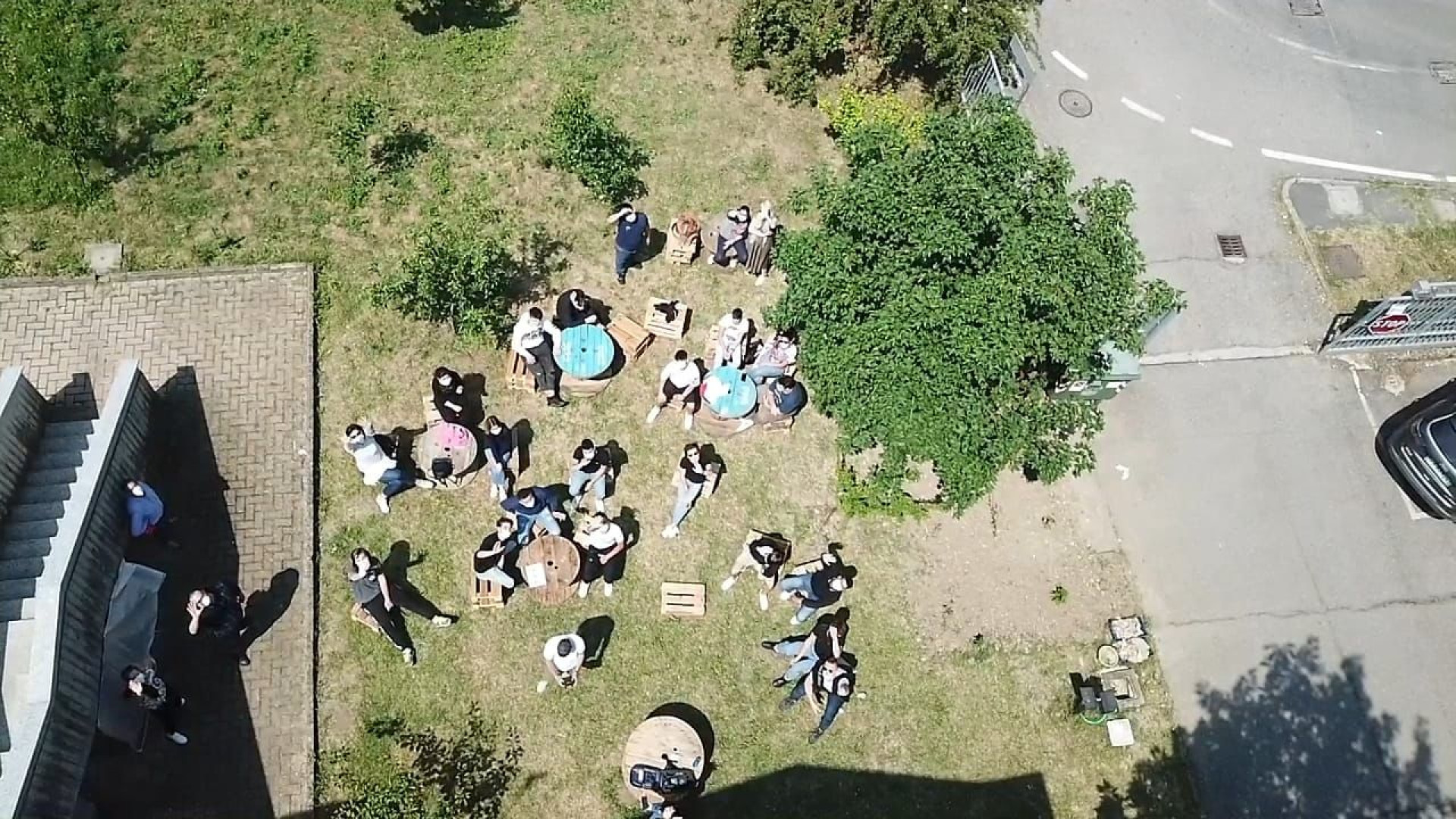 Castello, i droni degli studenti del Marcora alleati dei viticoltori della Valtidone