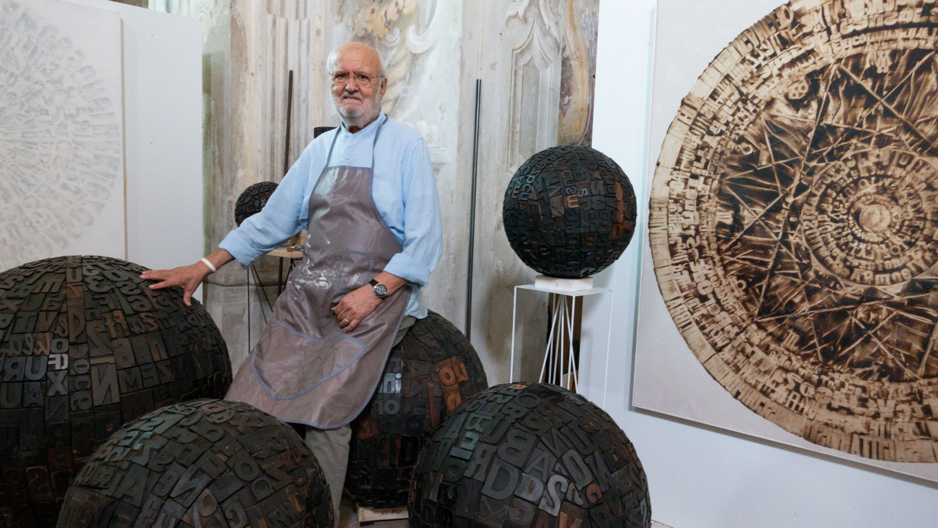 "Artista della poesia visiva": la rivista Artribune nello studio di Giorgio Milani