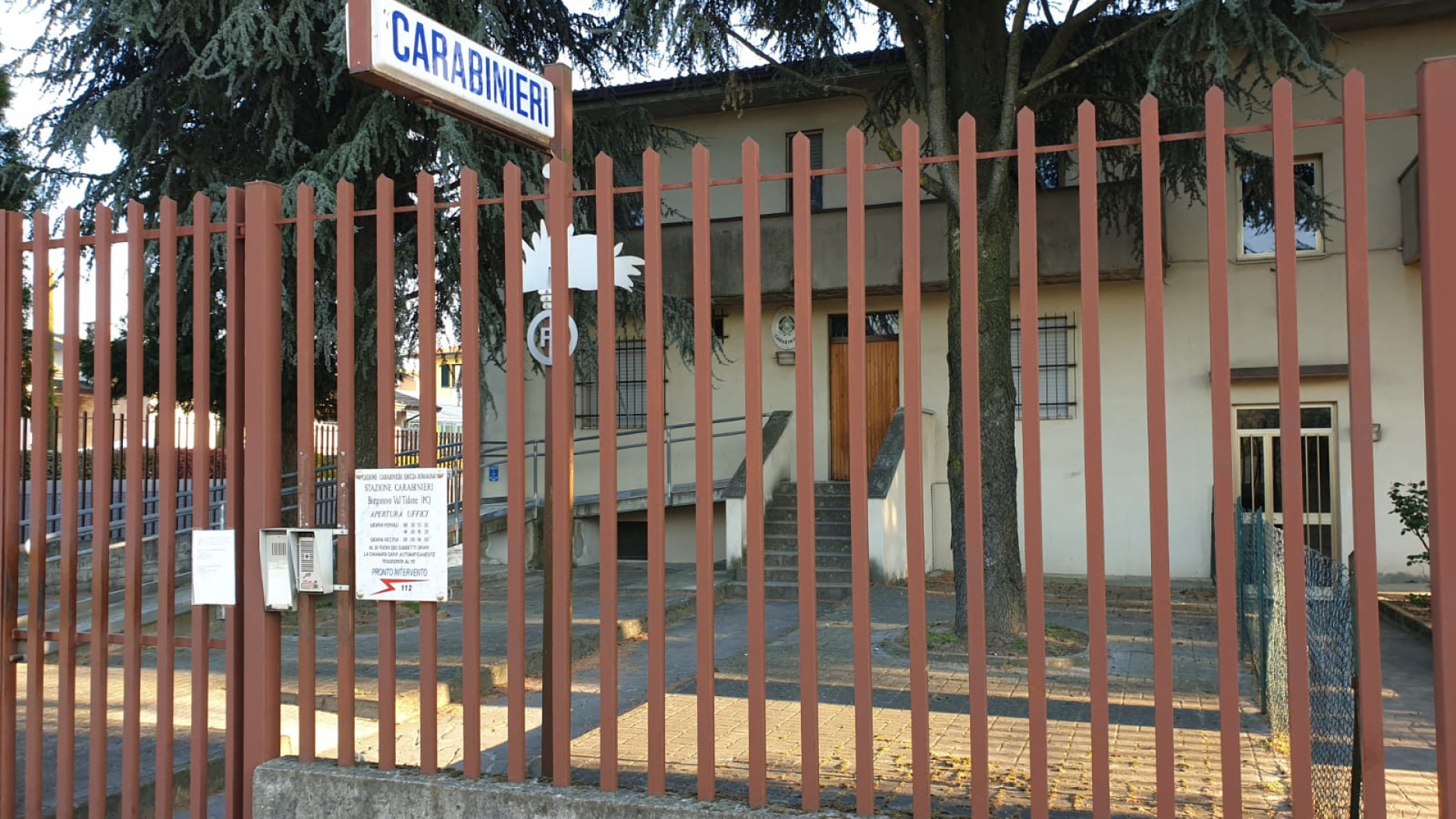 Borgonovo, sanificazione conclusa: domani riapre la Stazione dei carabinieri