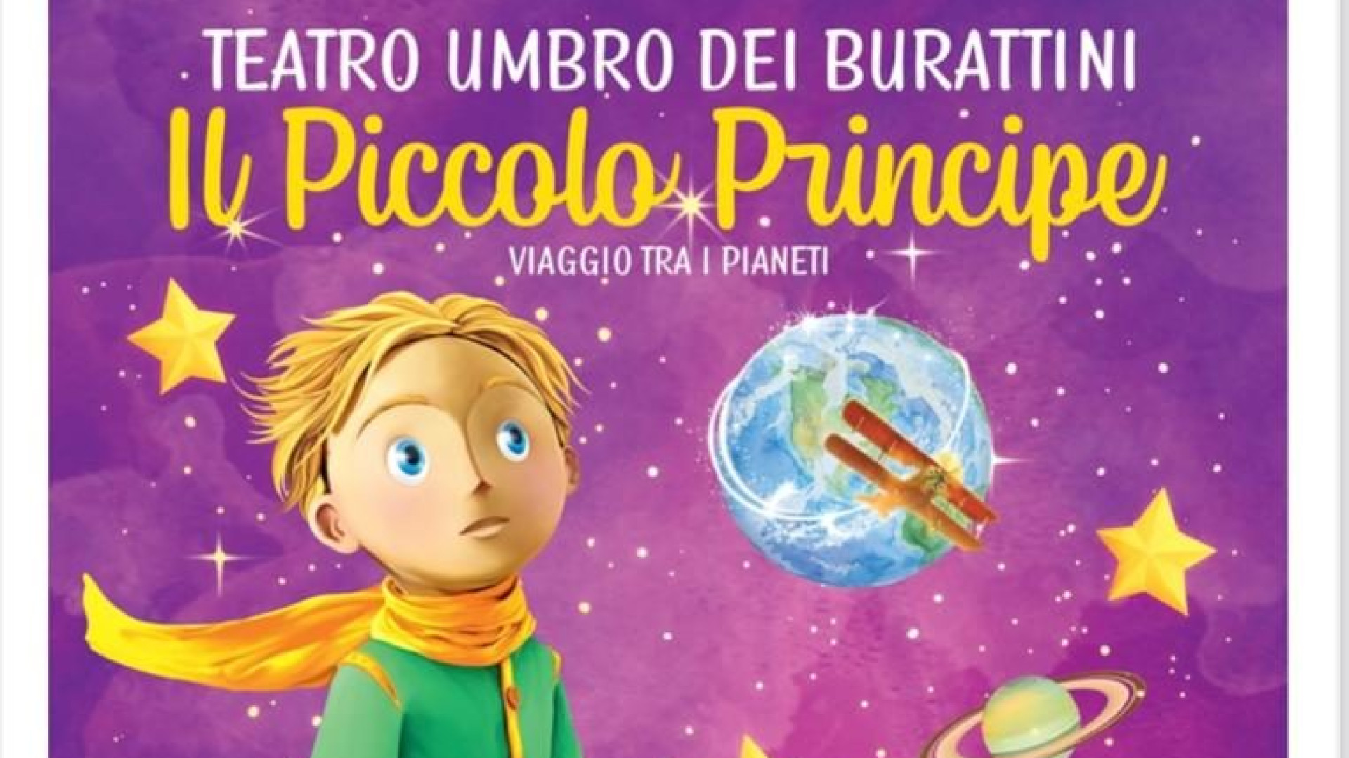 Il Teatro umbro dei burattini arriva a Piacenza con "Il Piccolo Principe"