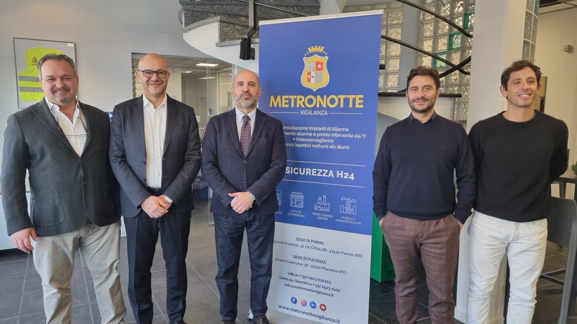 Metronotte Piacenza: un intervento ogni 10 minuti. Numeri in crescita