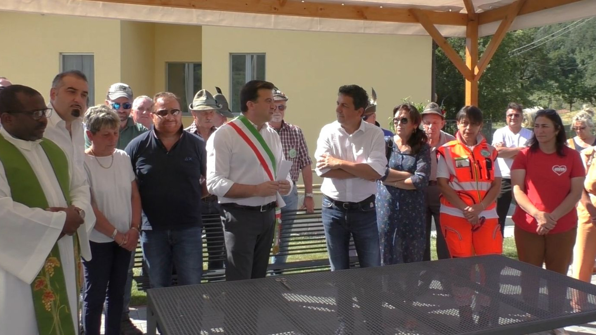 Morfasso, giardino sensoriale "Per gli anziani, che hanno dato tanto al paese"