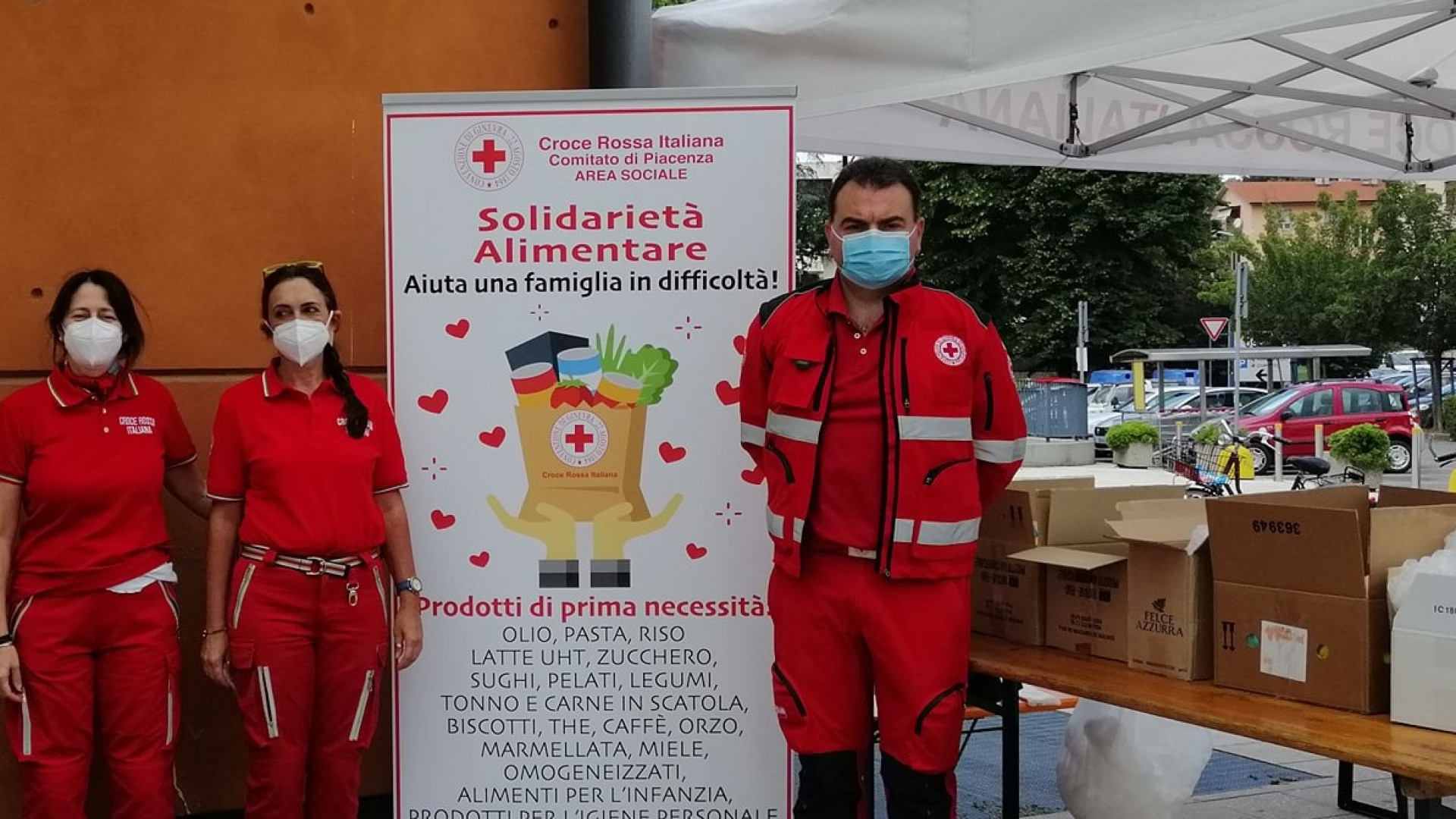Croce Rossa sempre in prima linea: sabato giugno raccolta viveri