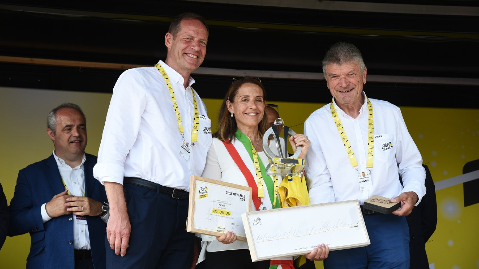 Tour de France, la sindaca ringrazia chi ha collaborato: "Merci Piacenza"