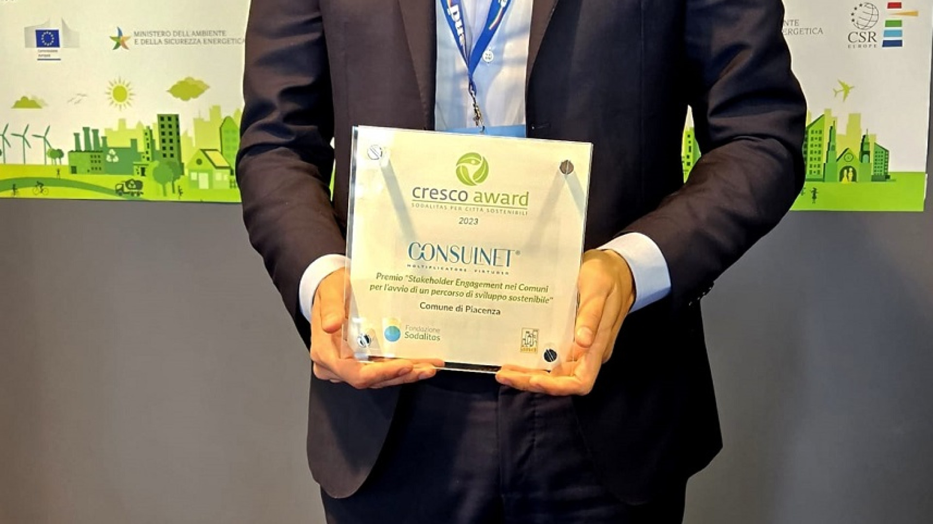 Al Comune il premio nazionale "Cresco Award" per le città sostenibili
