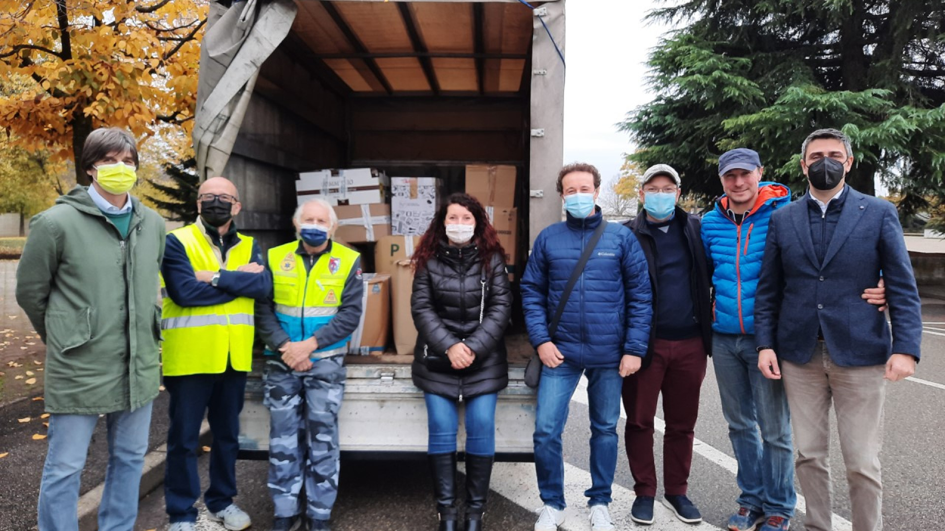 Vigolzone, consegnati i primi tappi per dare sostegno ad Amop