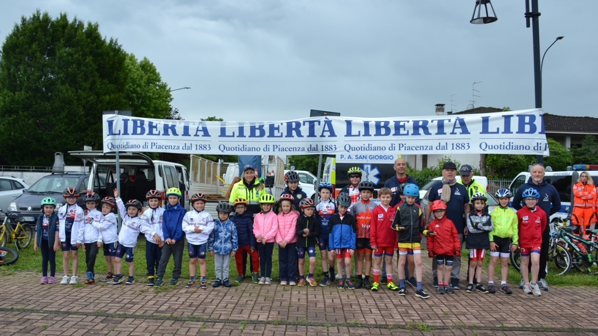 Trofeo Mini bike bagnato, trofeo fortunato: A San Giorgio 30 giovani ciclisti