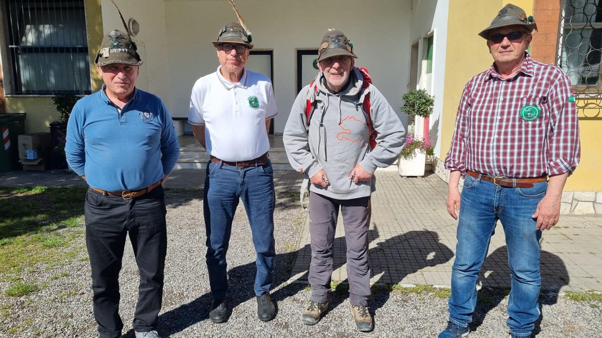 A piedi all’Adunata degli alpini: tappa piacentina per Dario Cimberle