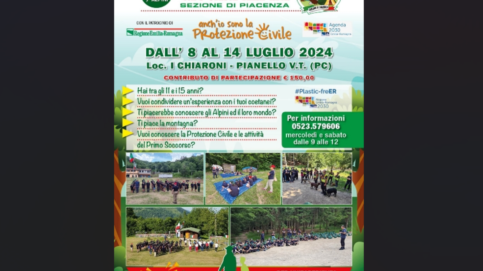 Pratiche di primo soccorso e immersione nella natura al "Campo scuola" degli Alpini