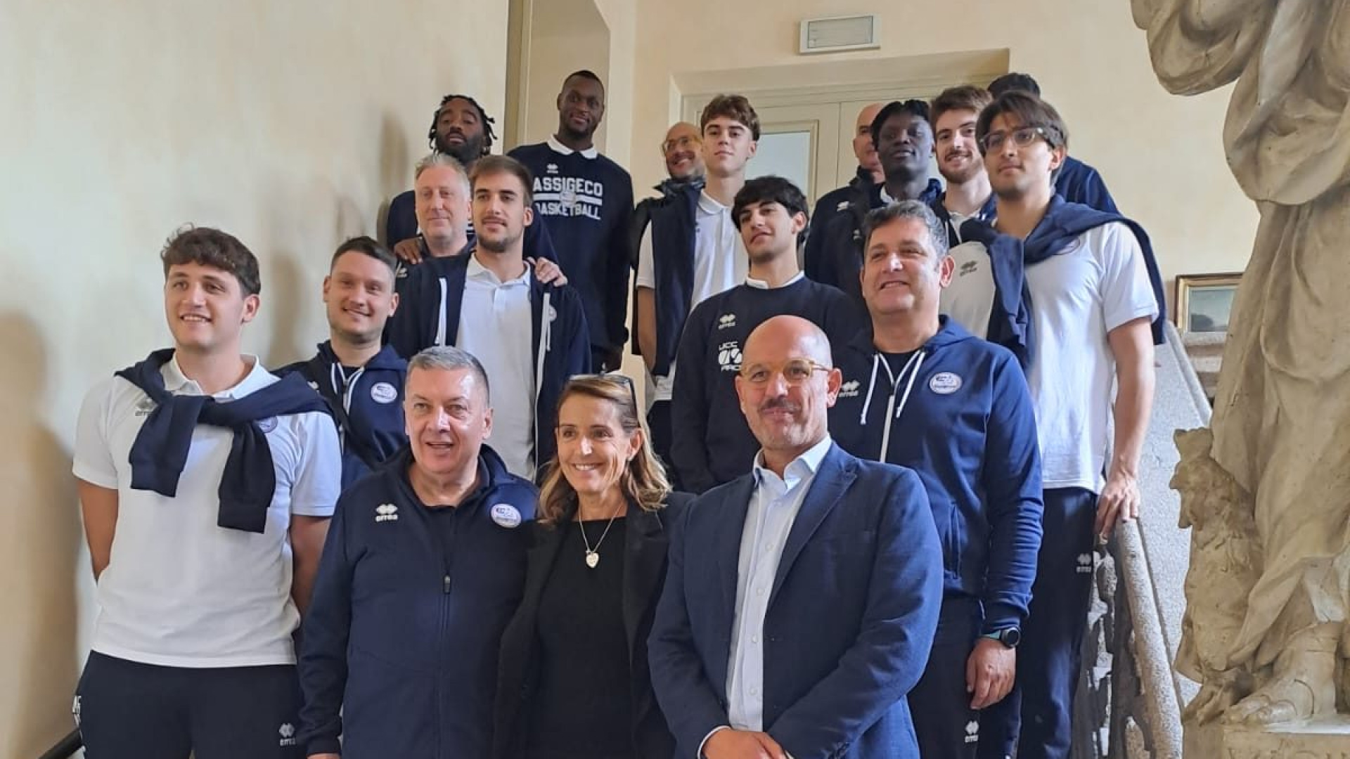 Passerella in Comune per l'Assigeco Basket, sabato l'esordio in A2 contro Rieti