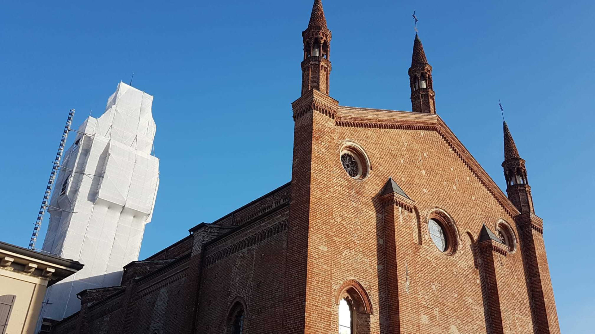 Collegiata di Borgonovo, entro Natale il campanile tornerà a farsi ammirare