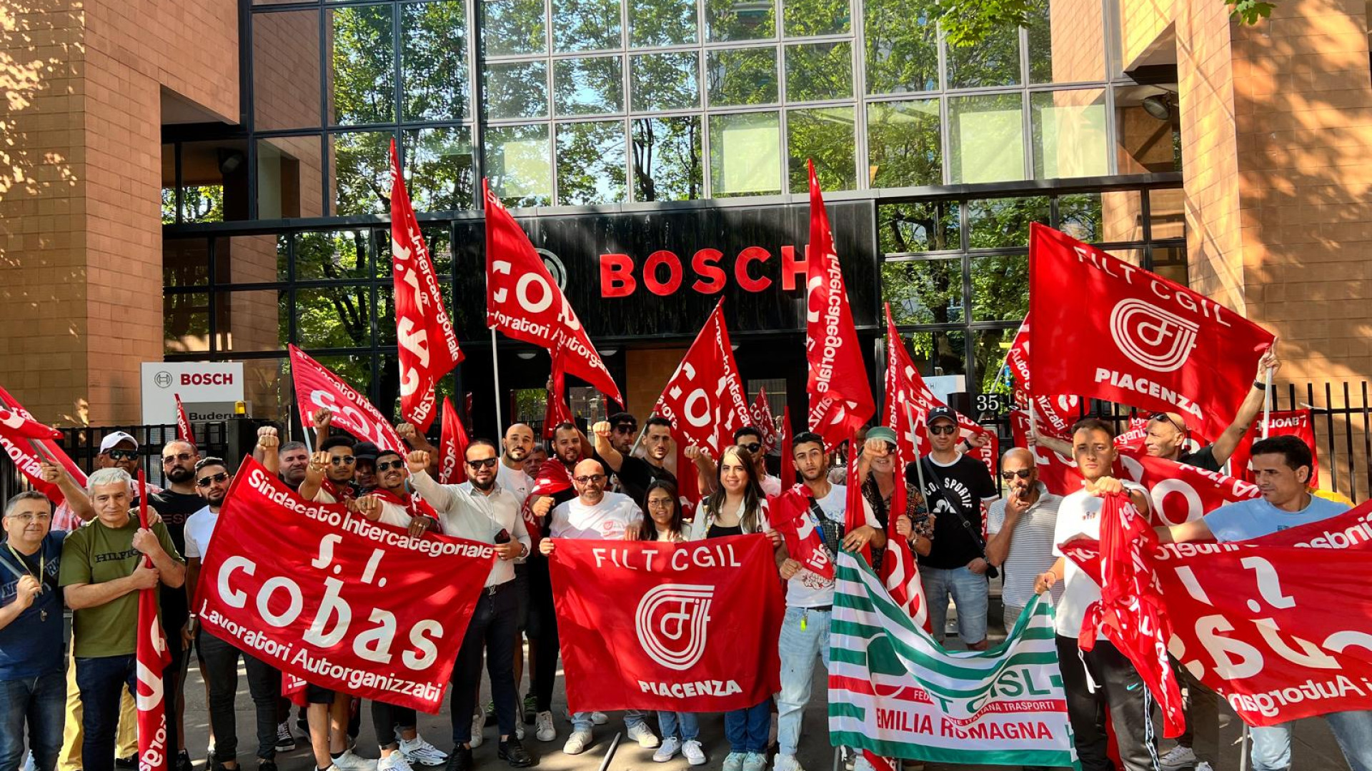 Bosch di Castel San Giovanni, 50 lavoratori in protesta: lunedì scatta la mobilità