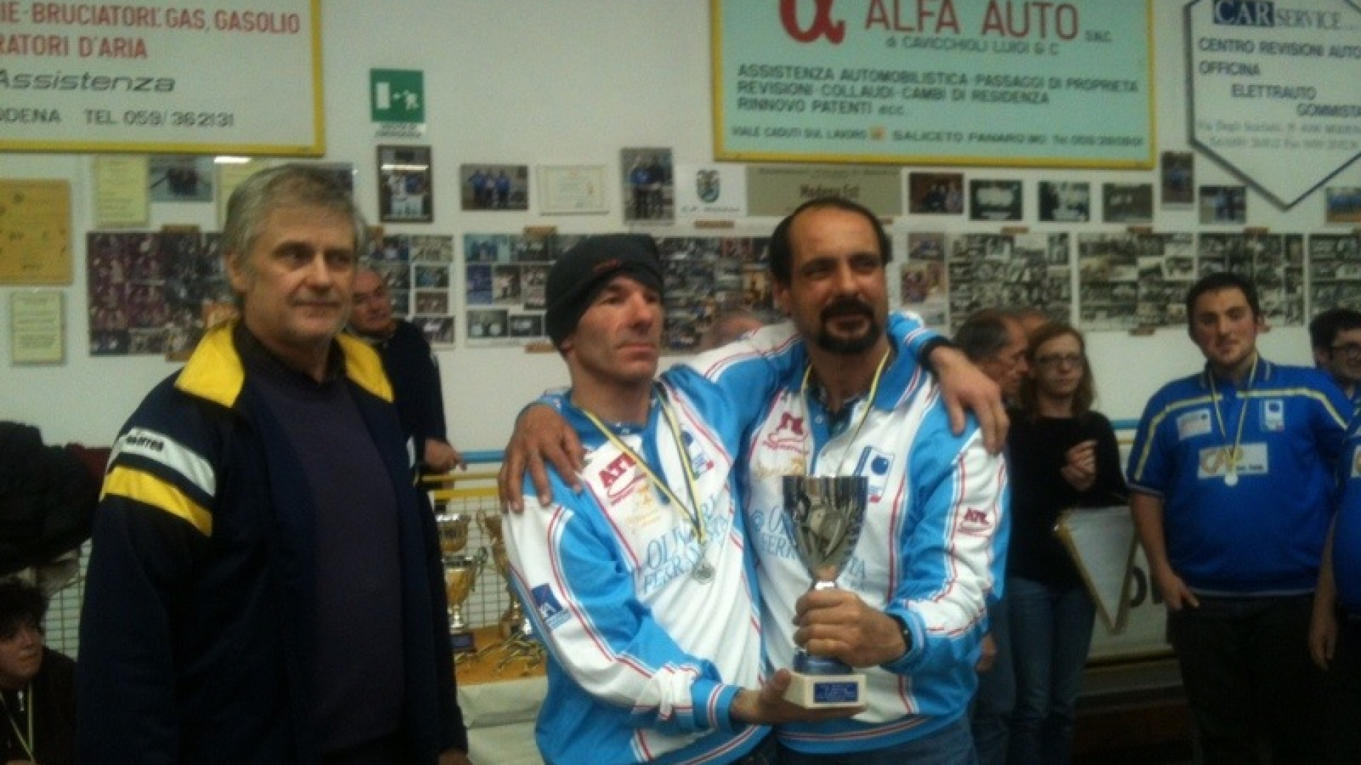 Bocce: grande prestazione del duo Tanzini-Armani, secondi a Modena