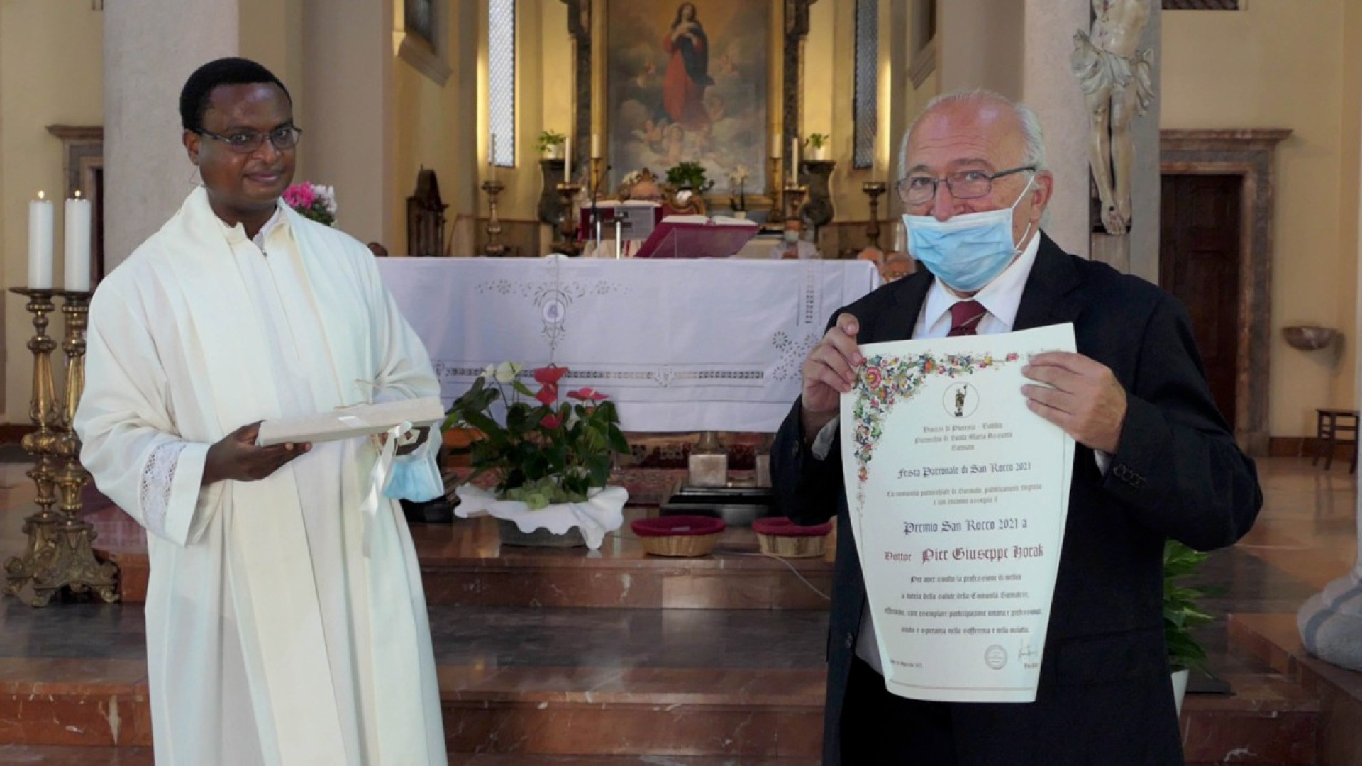Sarmato, premio San Rocchino ai medici Giuseppe Bertè e Pier Giuseppe Horak