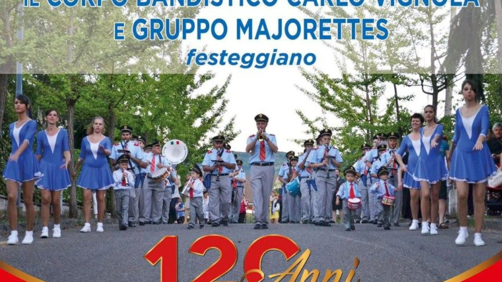 Concerto e majorettes, la banda Carlo Vignola di Agazzano festeggia 120 anni