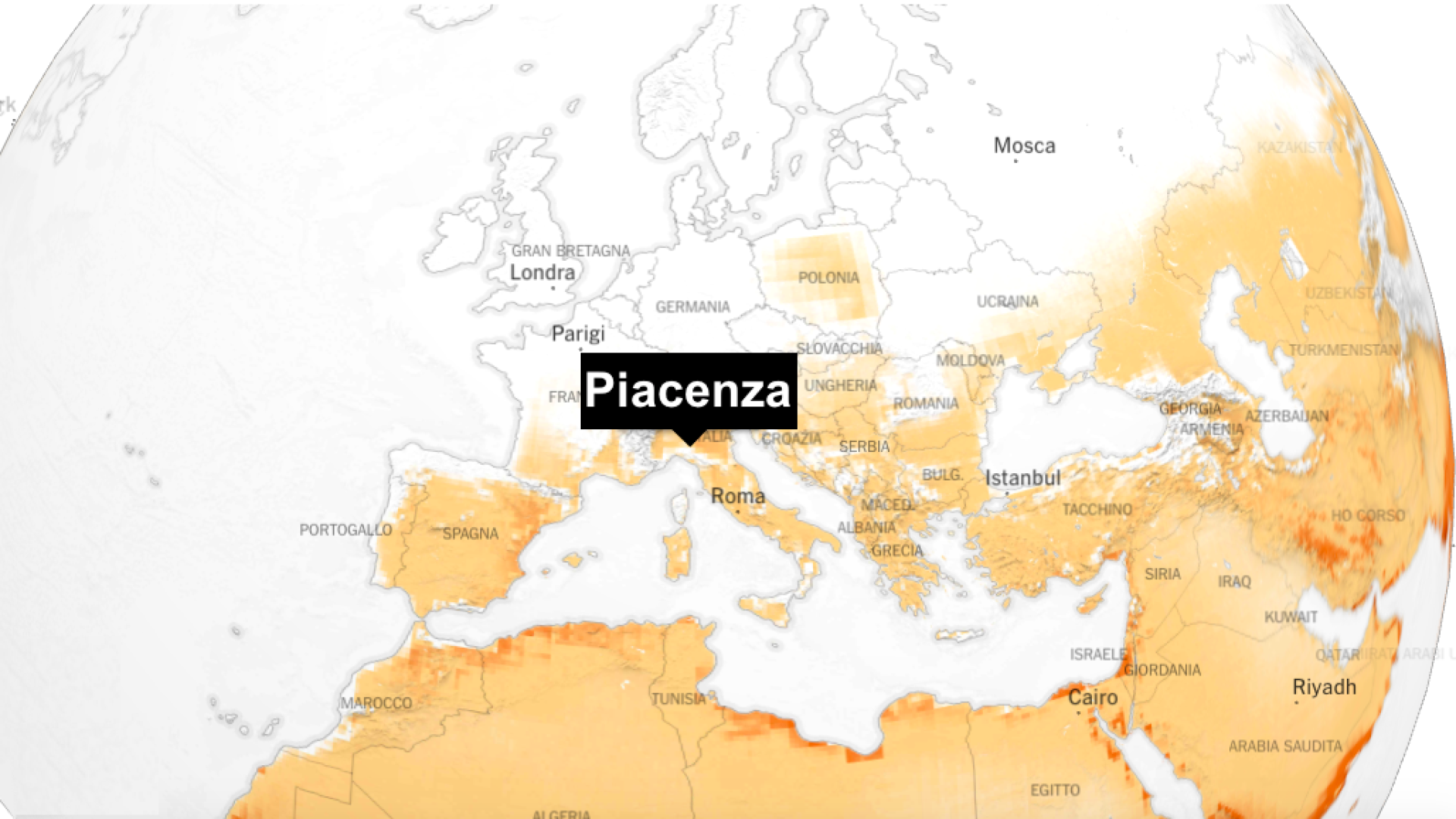 Riscaldamento globale: in pochi decenni giorni caldi triplicati