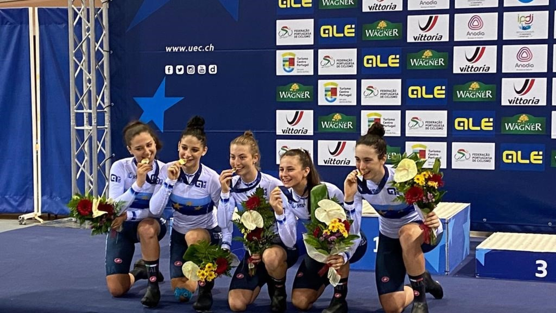 Ciclismo Under 23, VO2 Team Pink: tre atlete sul tetto d'Europa
