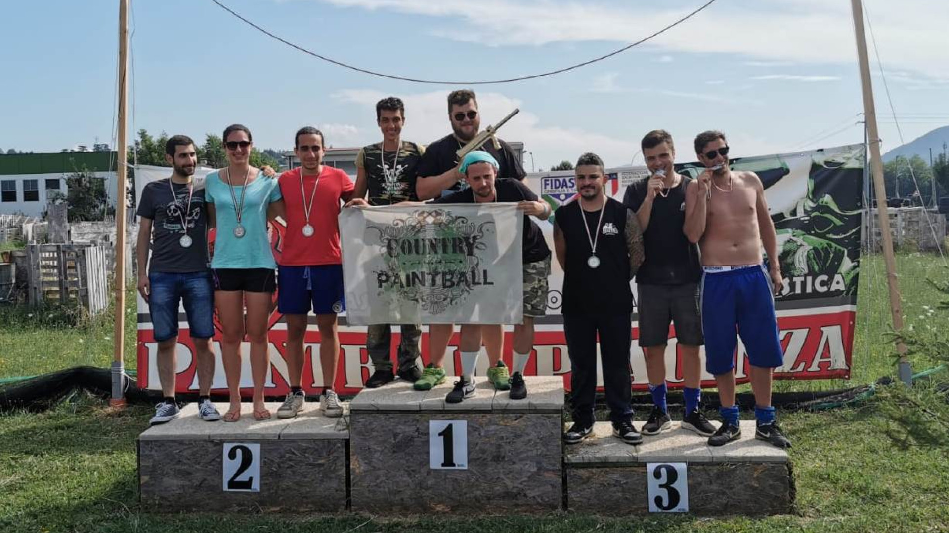 Paintball, giornata amara per i piacentini. Trionfo dei reggiani