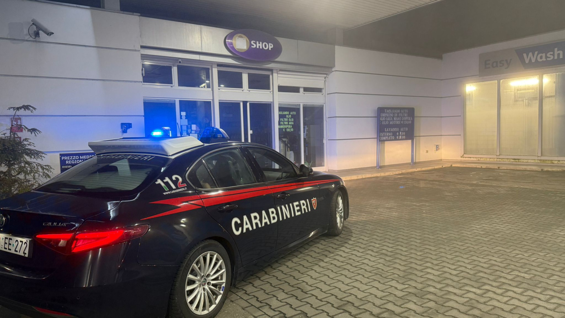 Furto al distributore di Montale: arrestato 24enne con arnesi da scasso