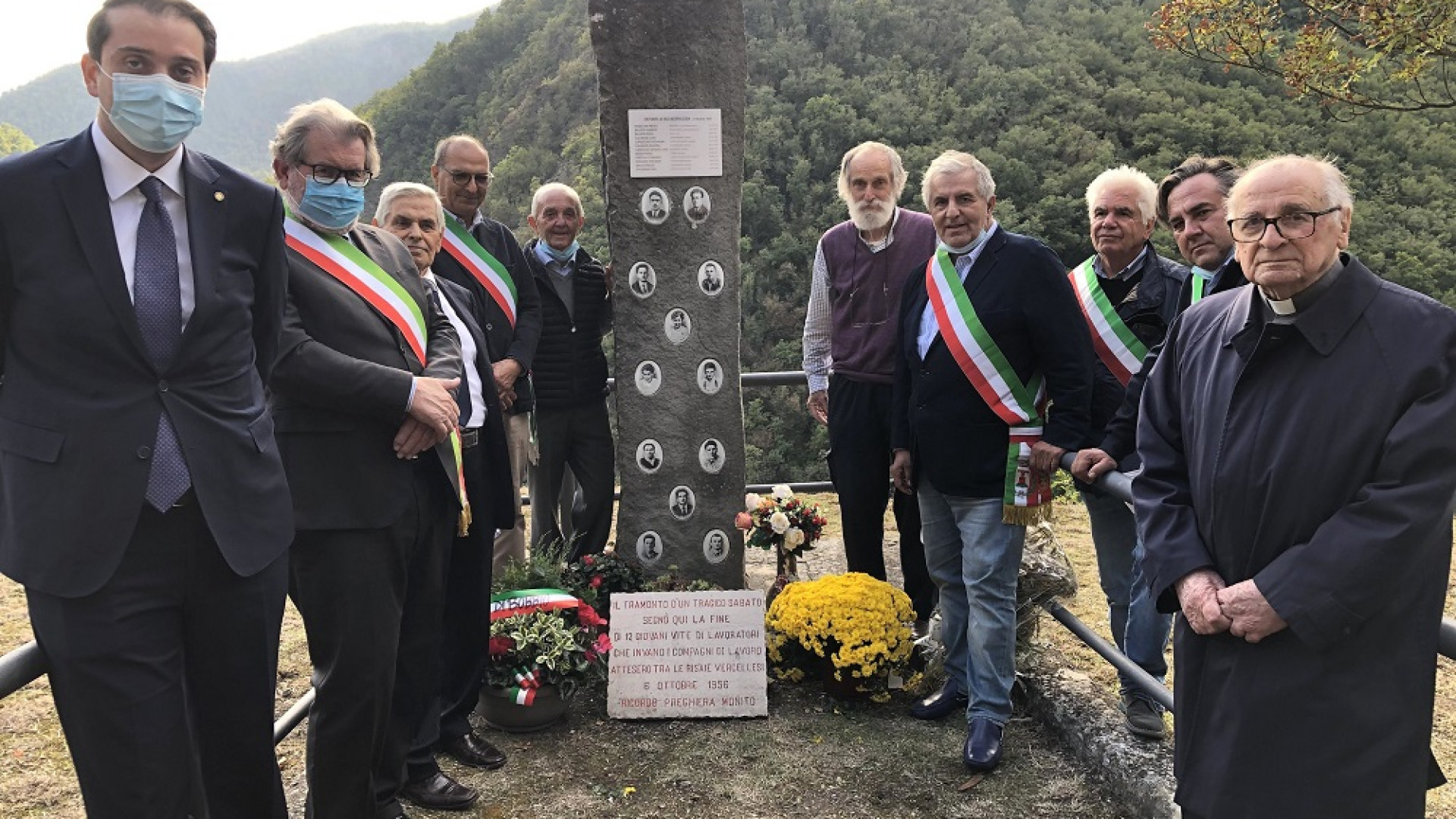 Strage rio Boffalora, a 65 anni dalla tragedia, inaugurato restauro al monumento