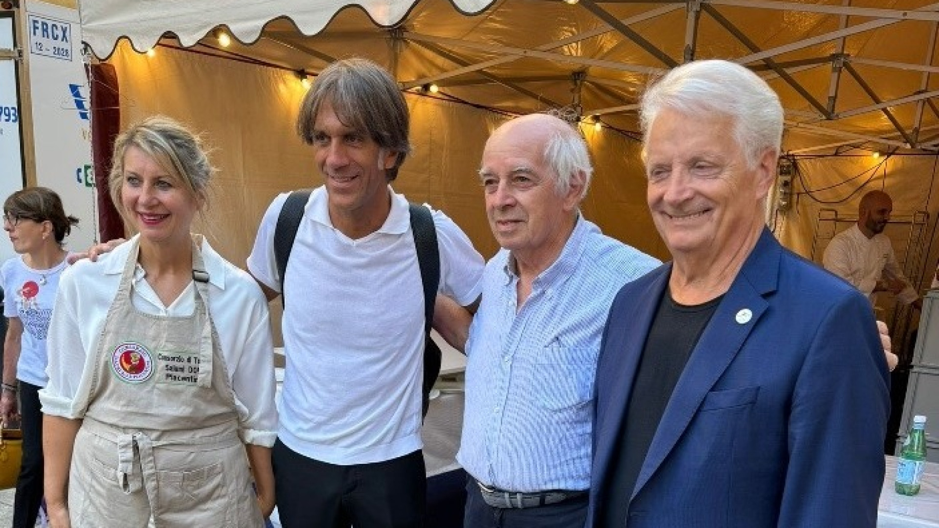 Lo chef stellato Davide Oldani esalta la coppa piacentina alla Cena dei mille