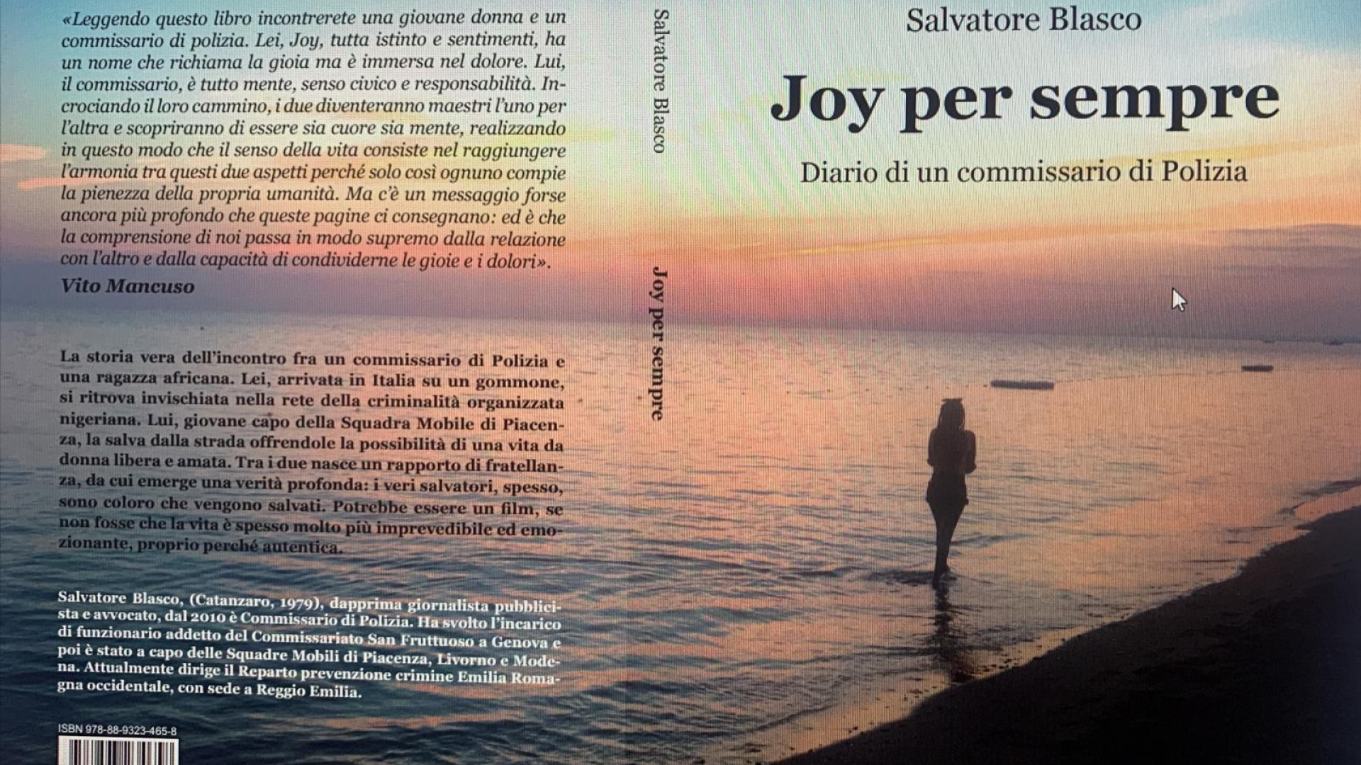 “Joy per sempre", venerdì al Farnese la presentazione del romanzo di Salvatore Blasco