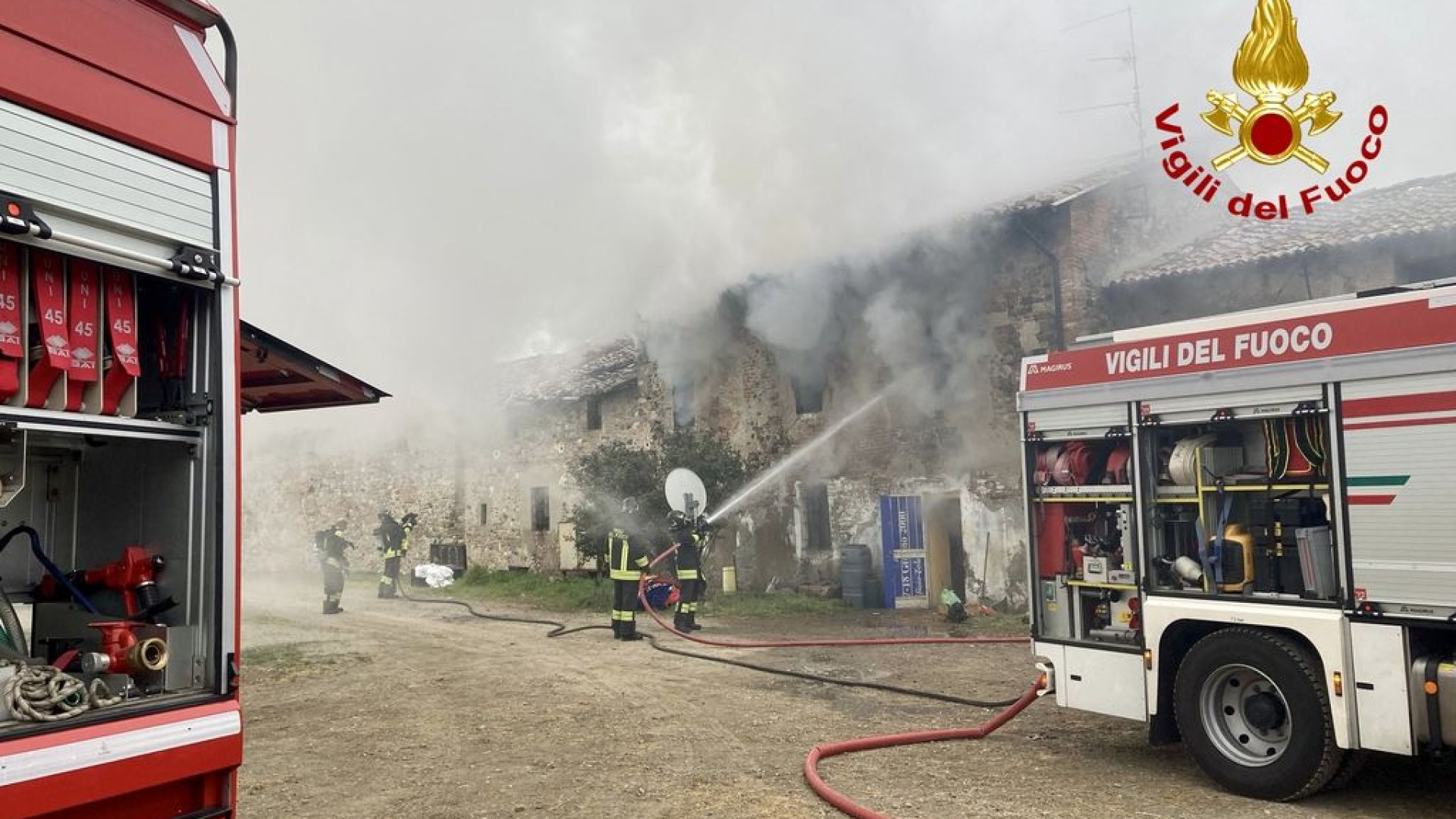 Incendio tra San Giorgio e Centovera, in fiamme un'abitazione