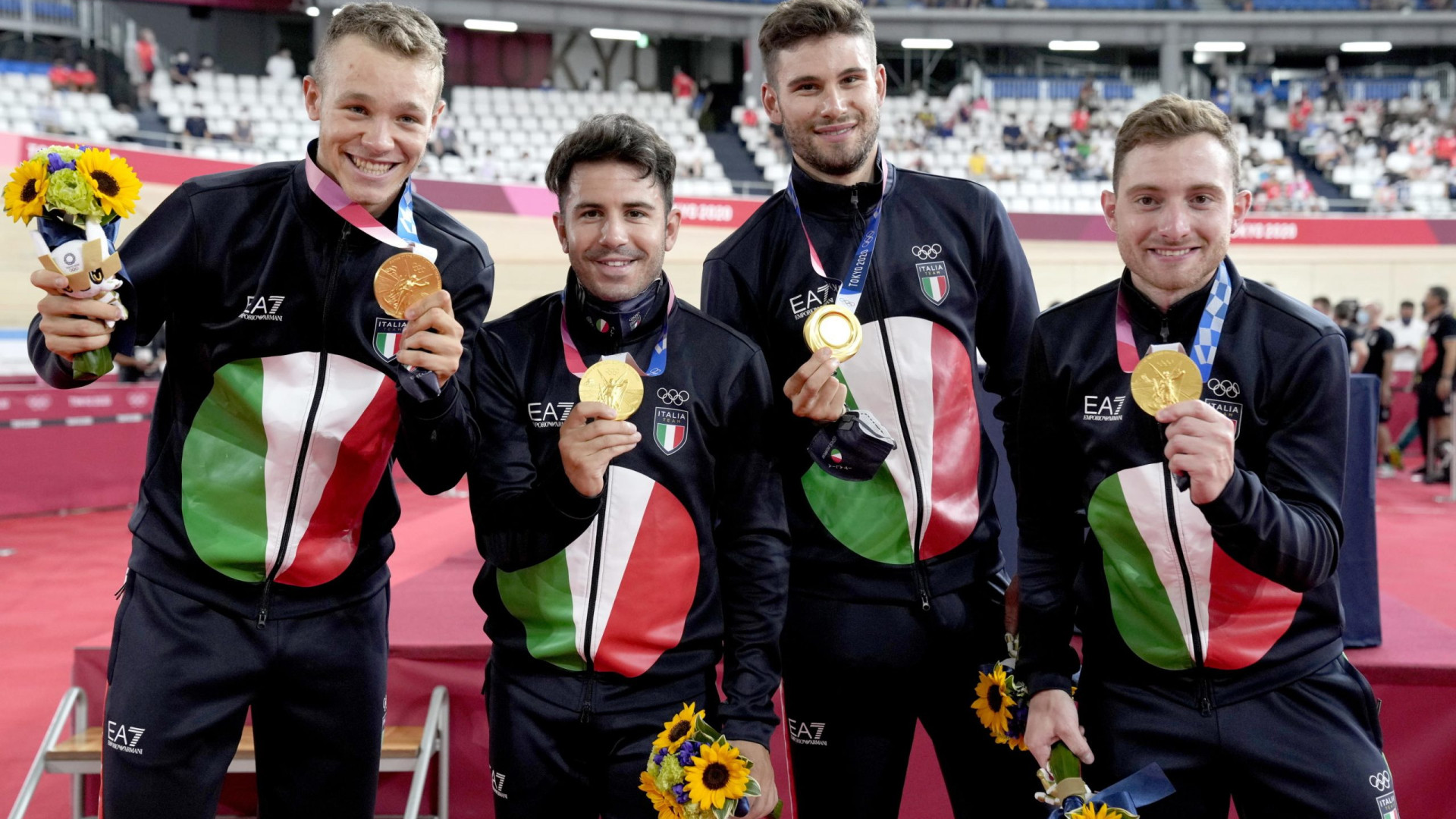 Olimpiadi, parla anche piacentino l'oro nel ciclismo su pista degli azzurri