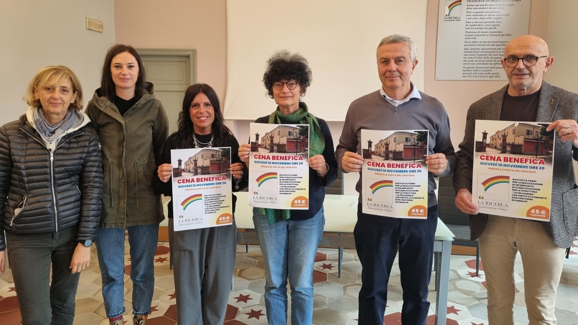 Il 16 novembre cena benefica di Valter Bulla per l'associazione "La Ricerca"