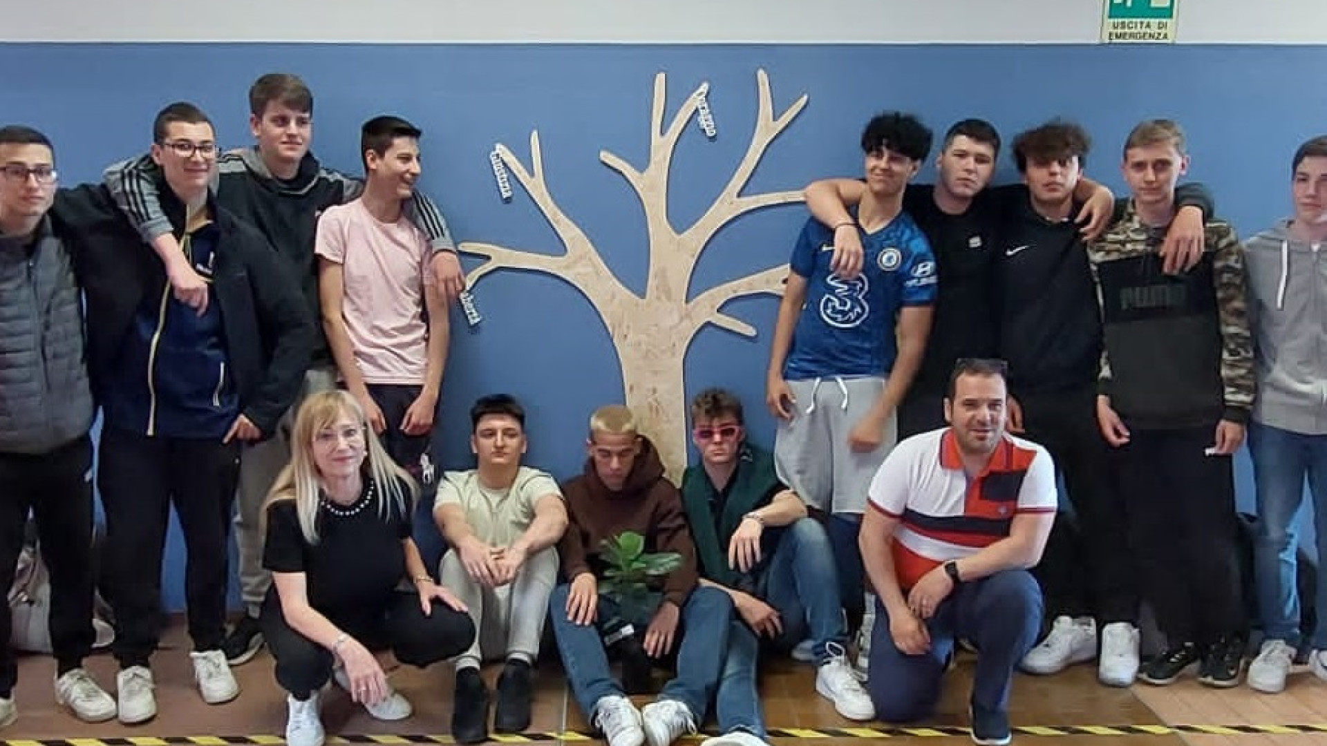 Polo Volta di Borgonovo, gli studenti realizzano un "murale della legalità"