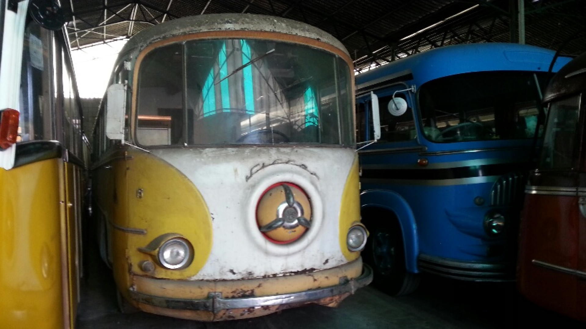 Camion e bus d'epoca. Collezionista piacentino ne ha più di 600