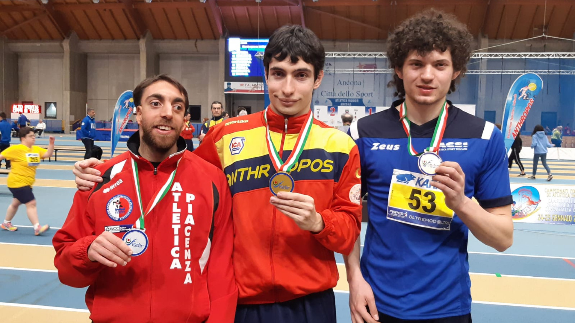 Inizio 2020 strepitoso per Simone Boiocchi, argento nei 60 metri ai Campionati italiani Fisdir