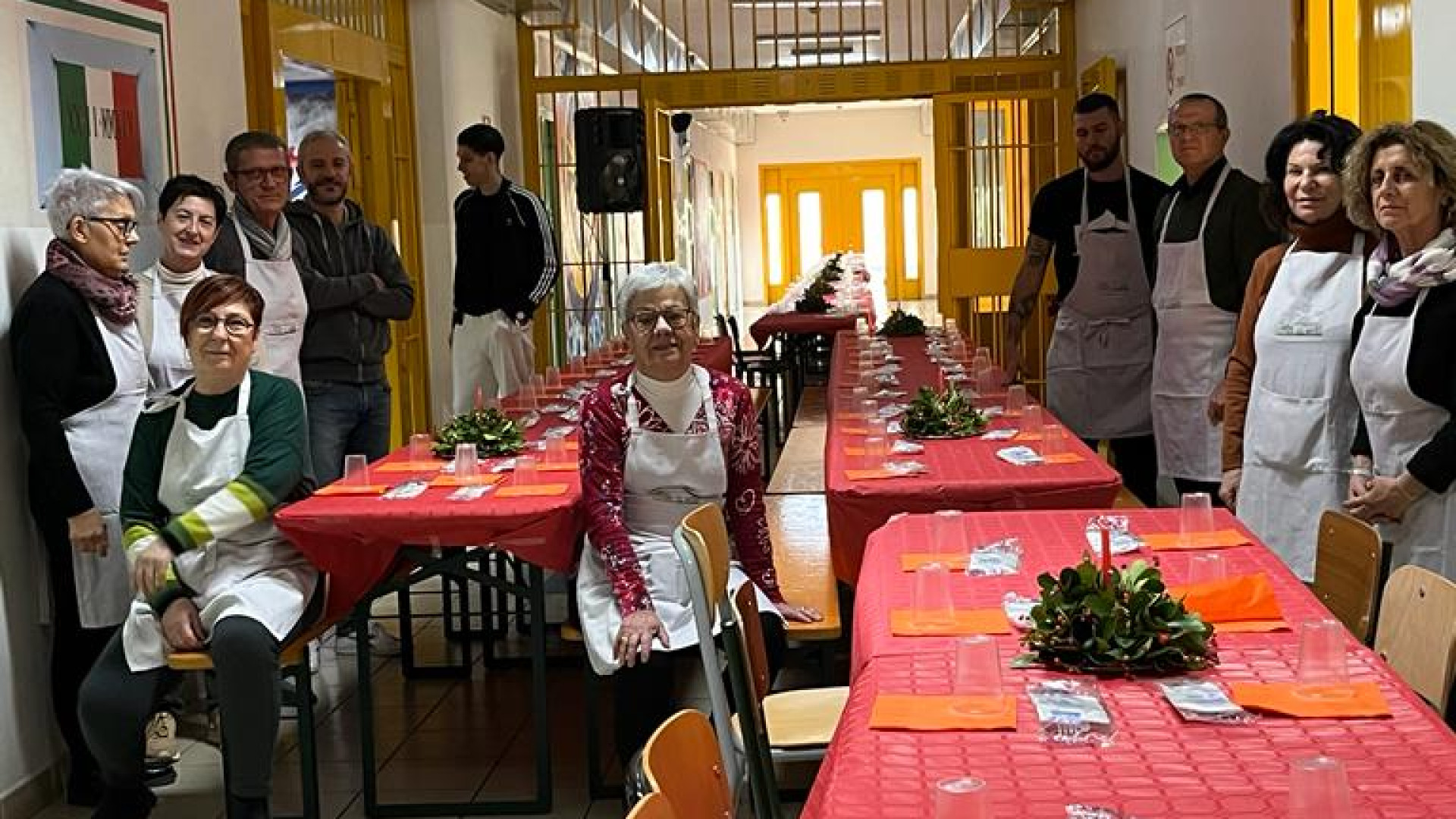 All’insegna dell’armonia: alle Novate pranzo di Natale con il vescovo Adriano Cevolotto