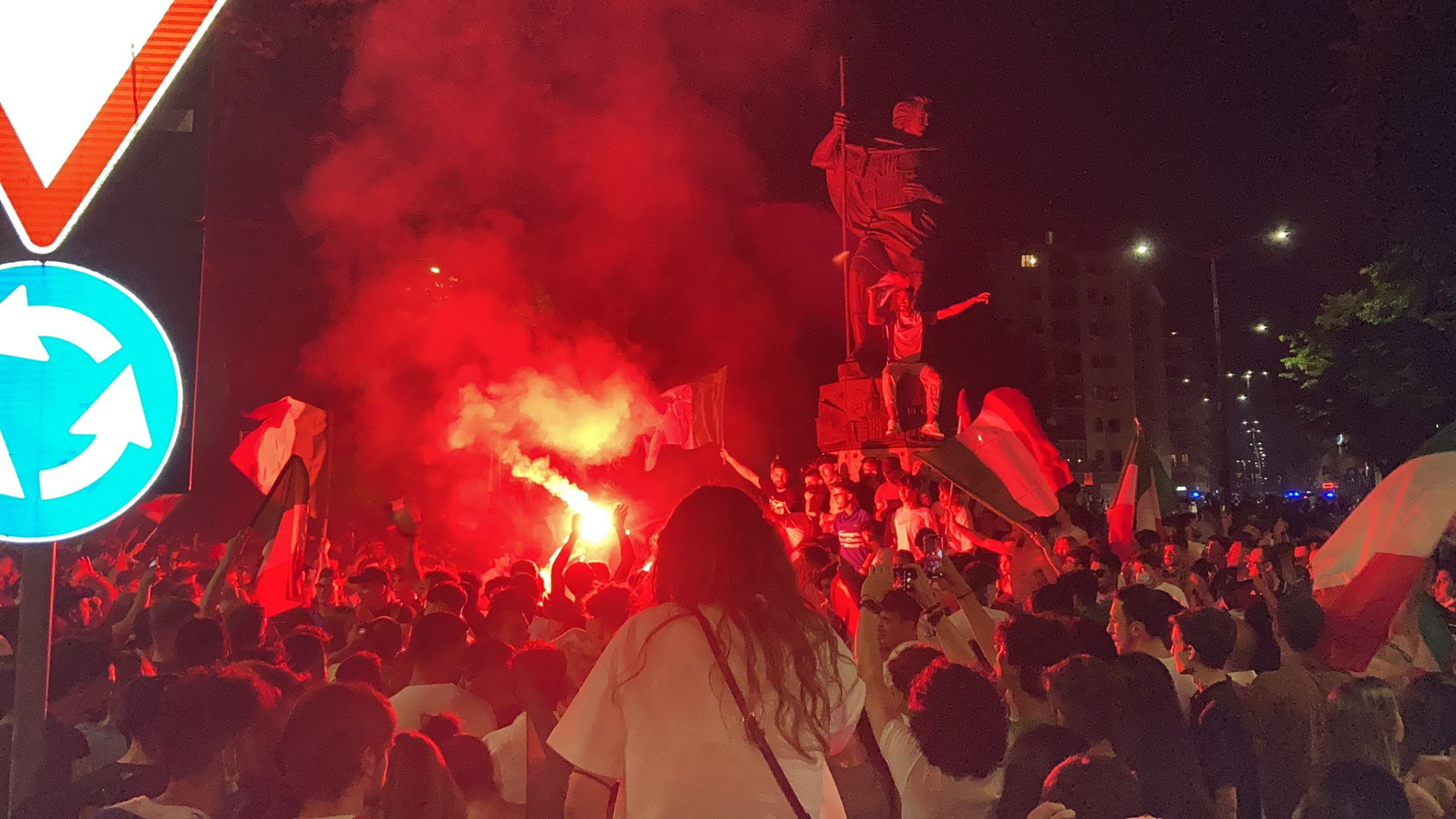 Piacenza, notte di festa per gli Azzurri campioni d'Europa TUTTE LE FOTO
