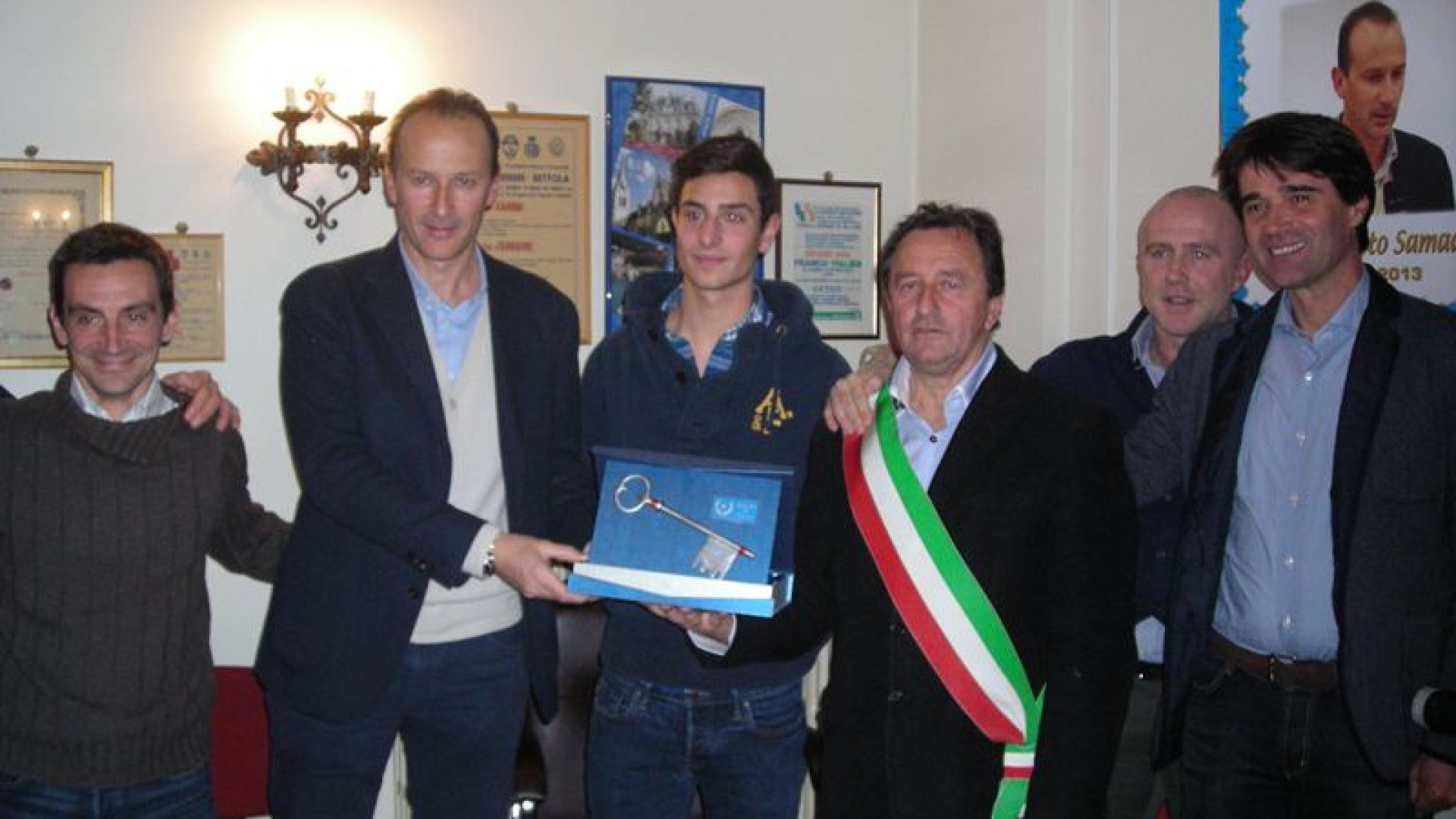 Farini premia Roberto Samaden, responsabile settore giovanile dell'Inter