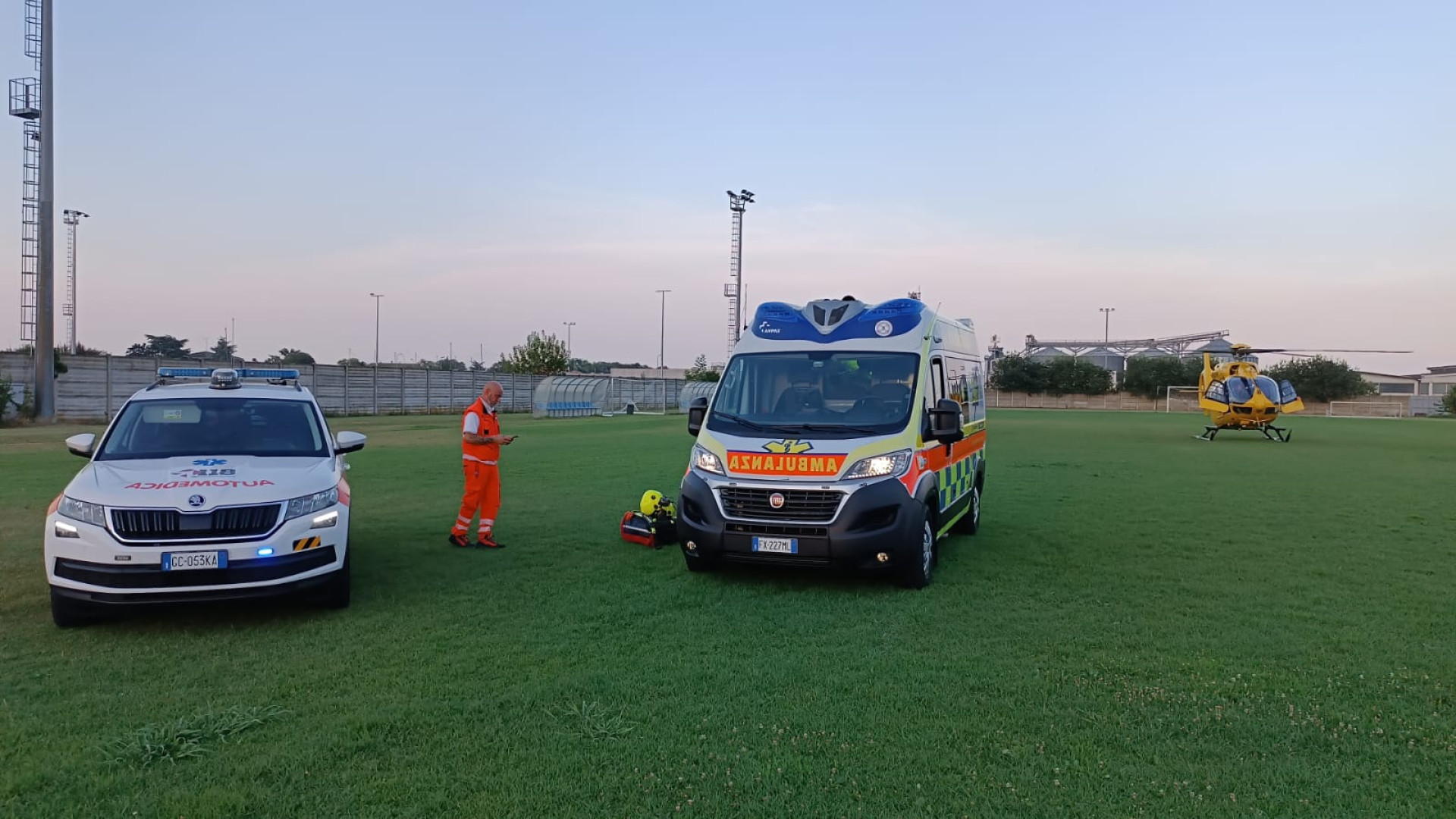 Infortunio in officina a San Giorgio, grave un operaio trasportato a Parma