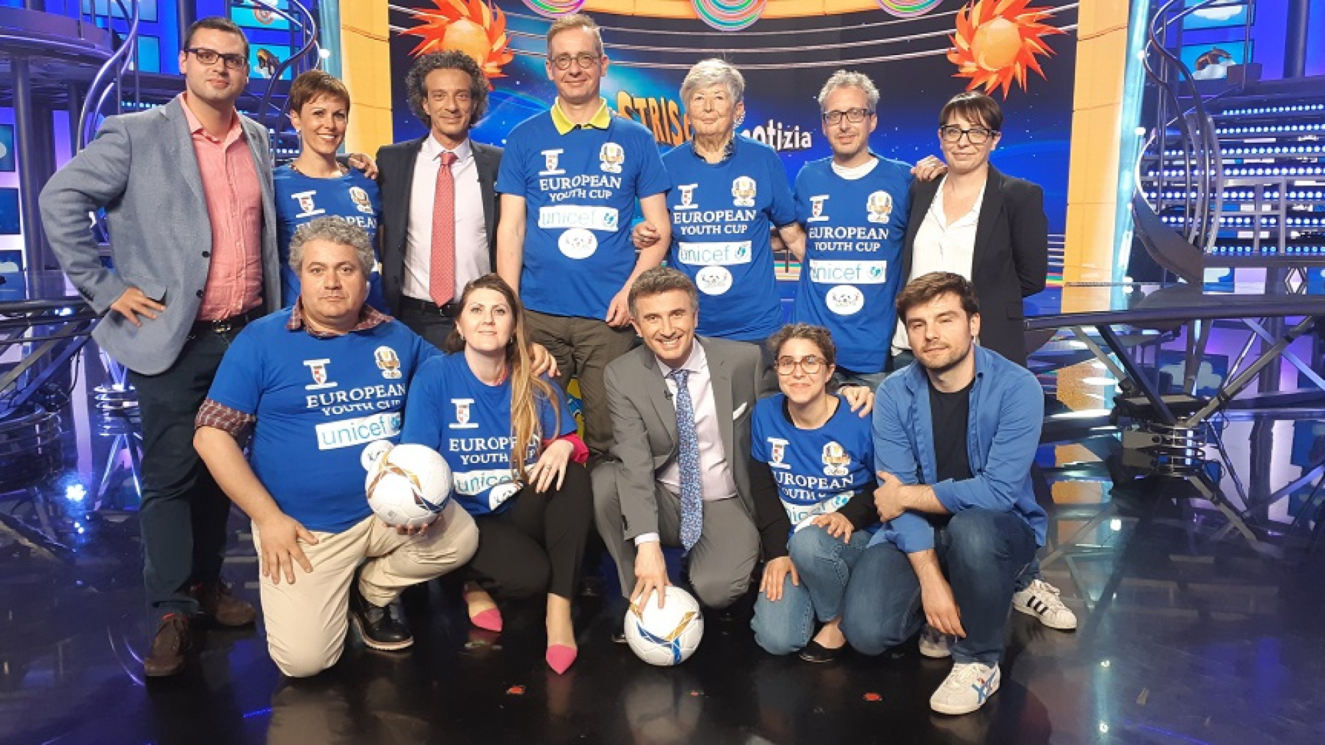 Il Torneo della solidarietà ospite alla trasmissione Striscia la Notizia