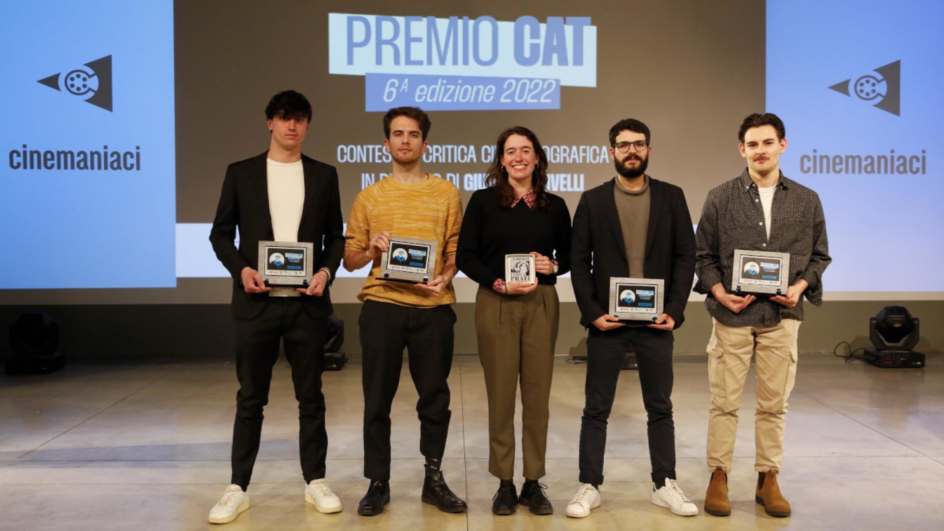 Serata finale e premiazioni per l'edizione 2022 del "Premio Cat". Ecco i vincitori
