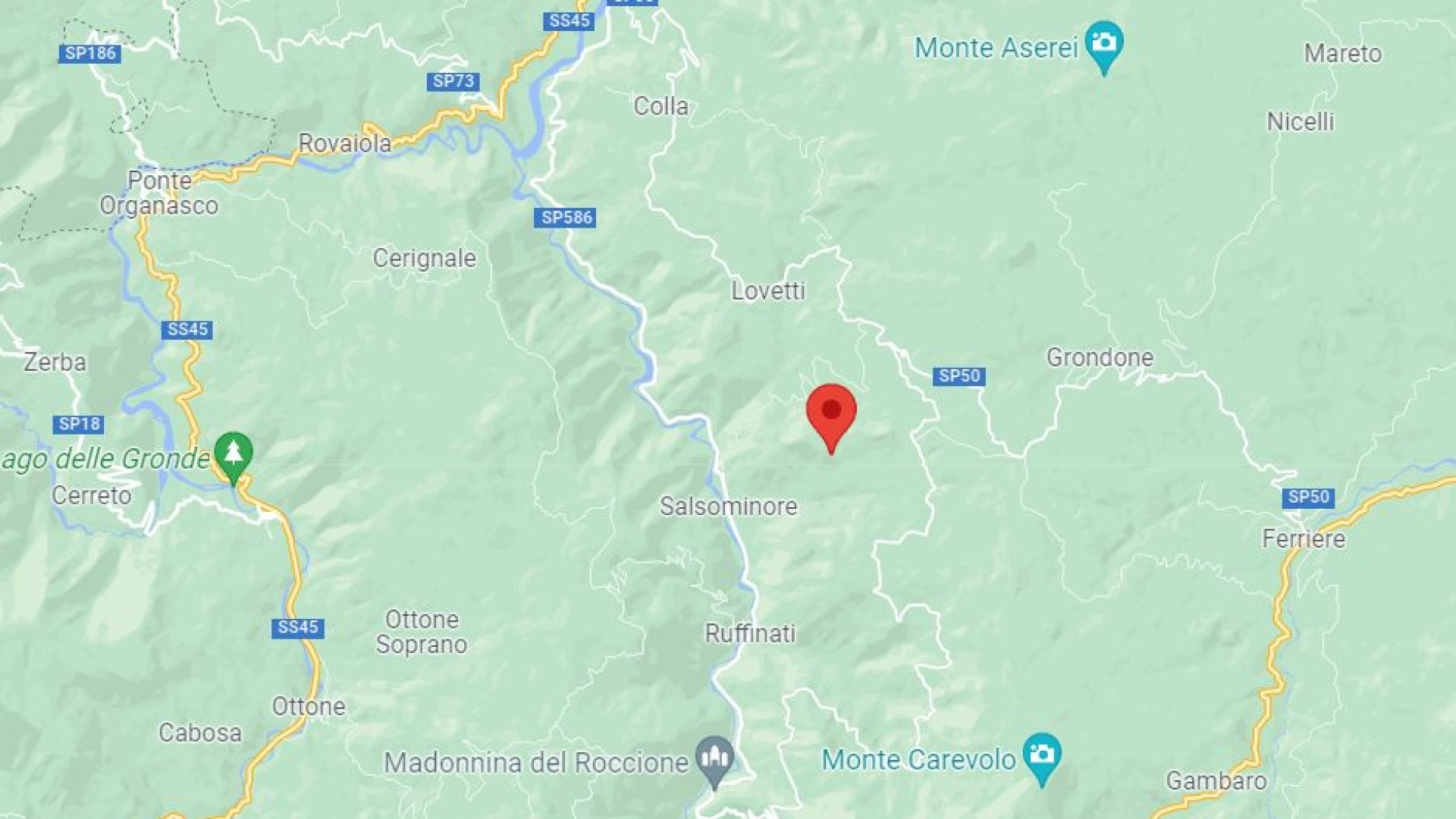Nella notte scossa di terremoto tra Val Nure e Val Trebbia: nessun danno