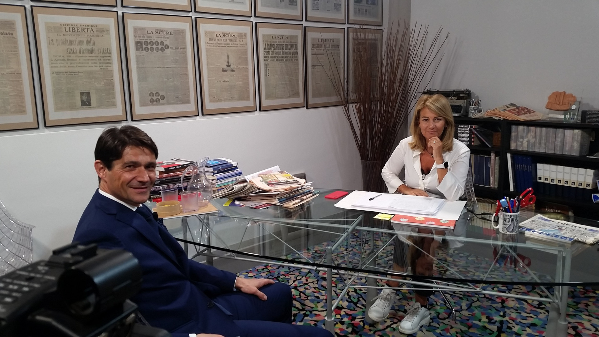 Alessandro Colombi, alla guida del Gruppo Corriere del Ticino, ospite di Nel Mirino