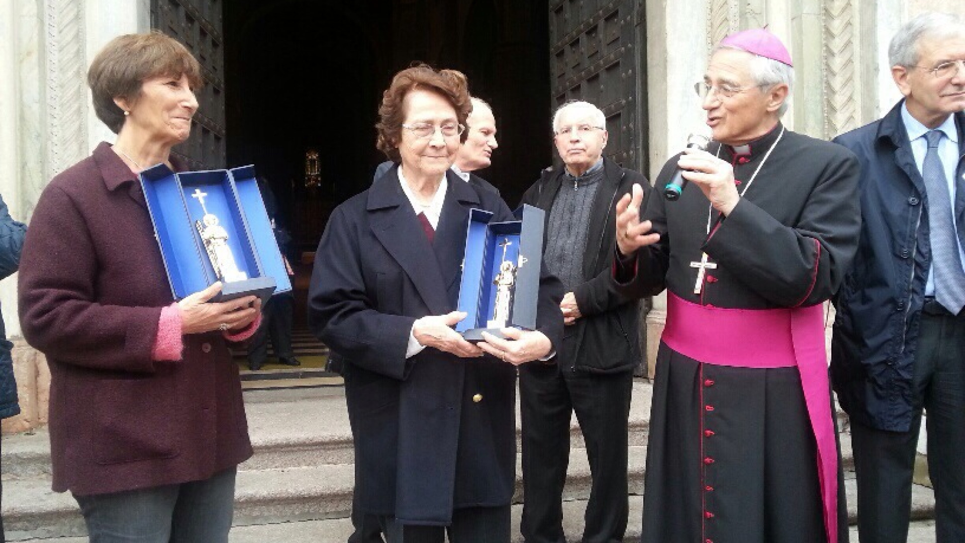 L'Angil dal Dom 2013 consegnato a Giuseppina Fiorani e Daniela Marchi