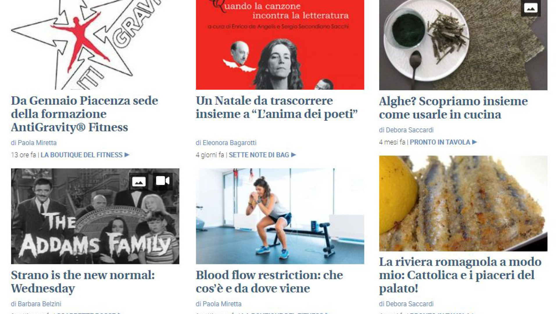 Dai ristoranti allo joga, da Albinoni al bargnolino. Un anno di blog su Liberta.it