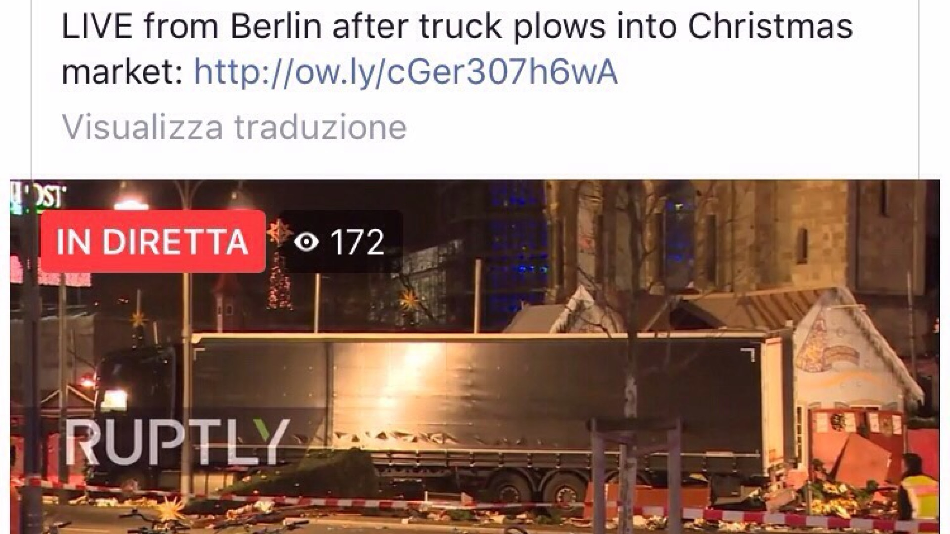 Strage di Berlino, la piacentina Laura Lucchini: "La città è sotto choc"